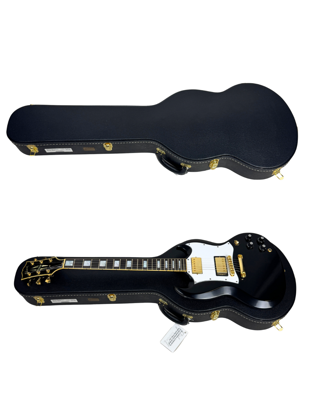 SOLD - Gibson Custom Shop SG Custom with 'Back in Black' Upgrades - USA 2022