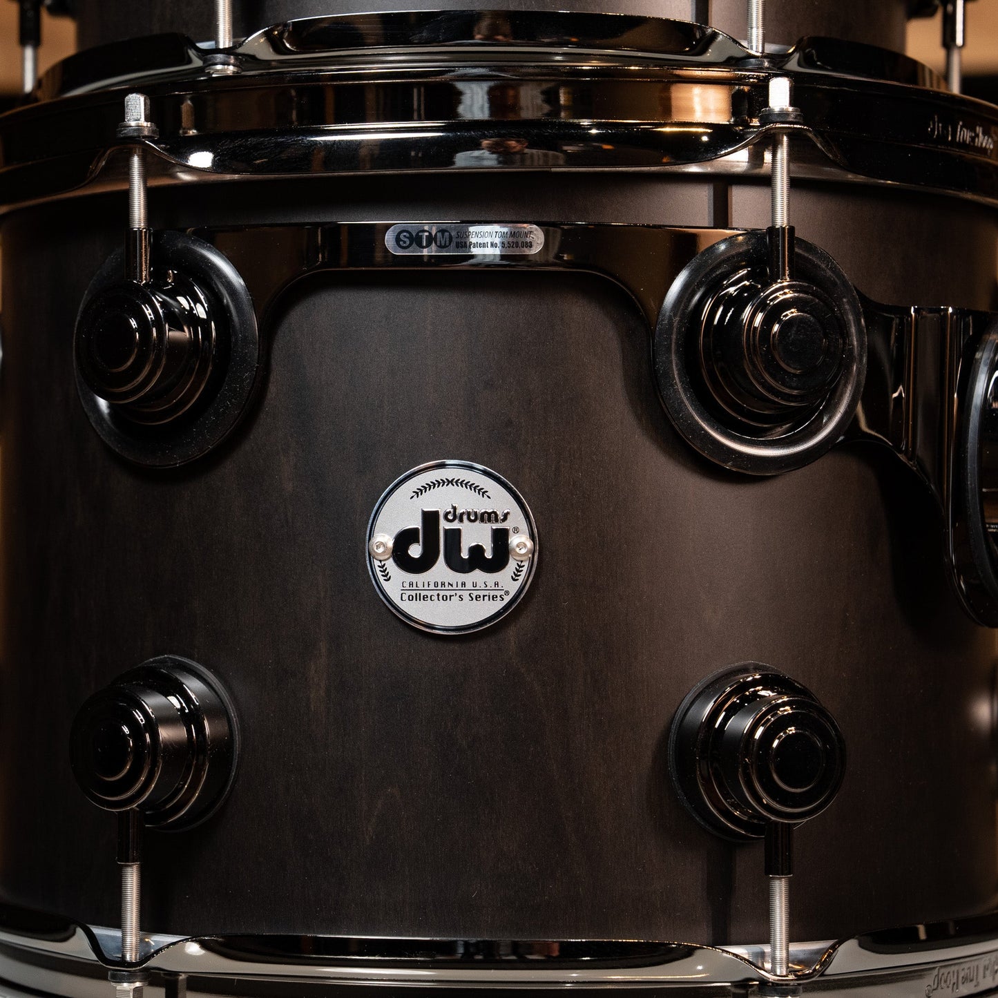 DW Collector's 4-Piece PurpleCore Purpleheart Wood Core Shell Pack - Black