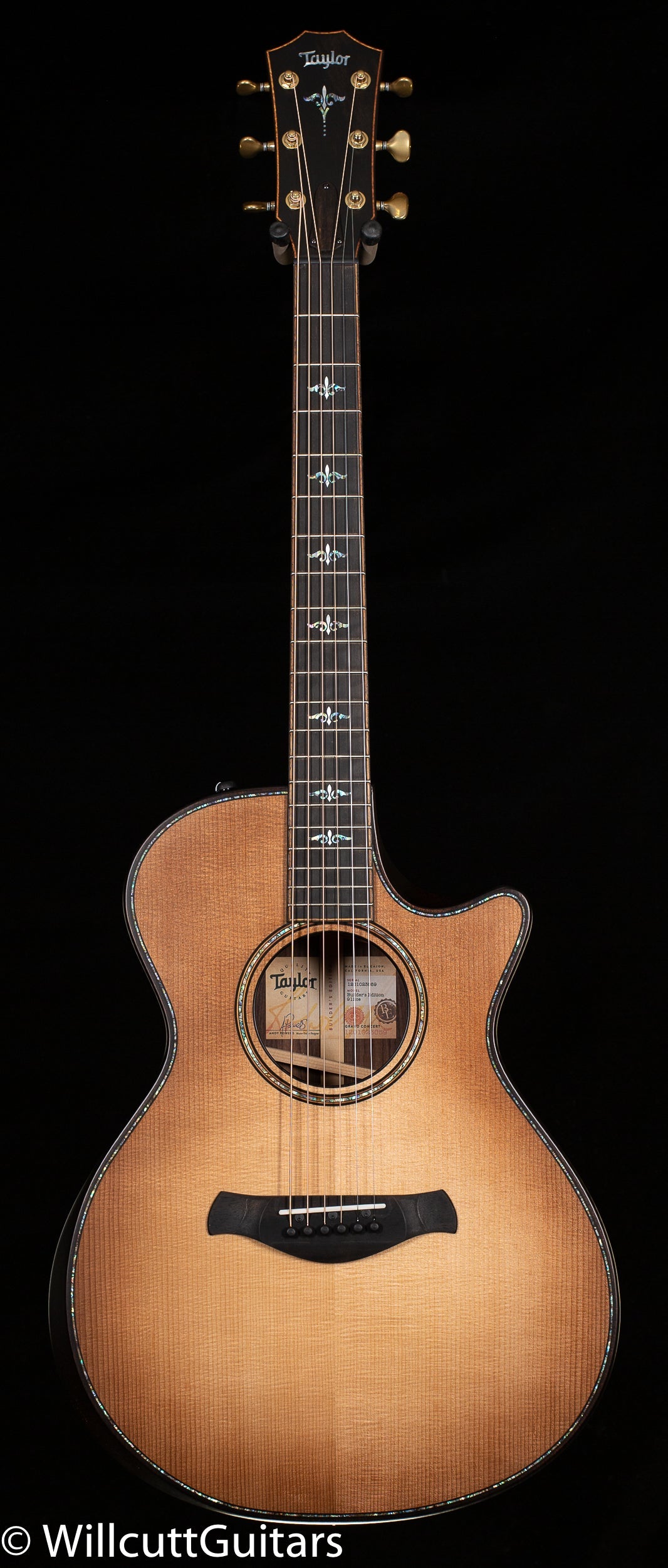 Taylor Builder's Edition 912ce Grand Concert Wild Honey Burst (059)