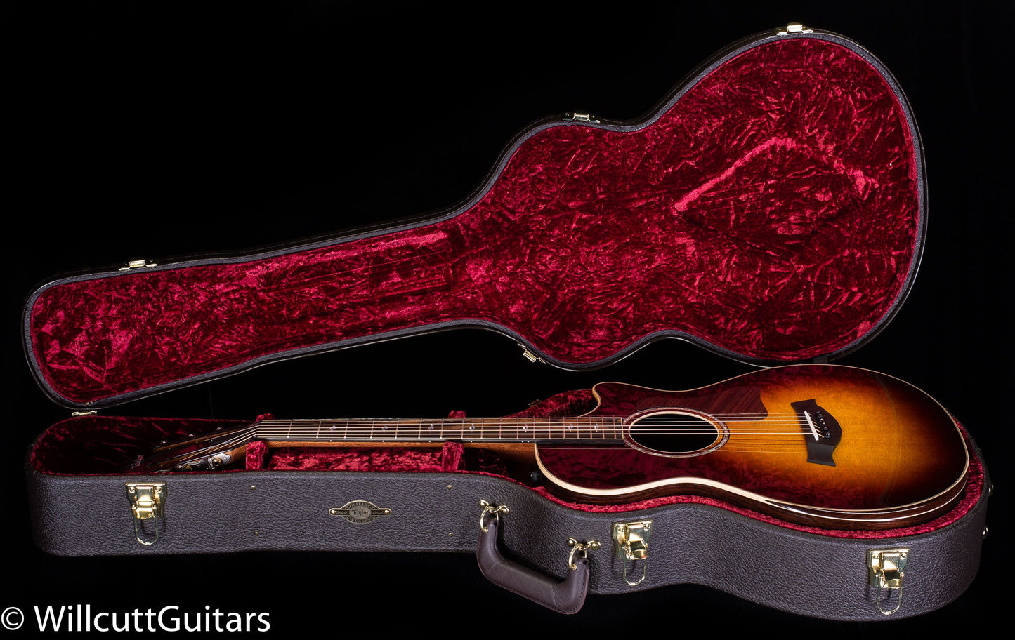 Taylor 812ce 12-Fret Grand Concert Radius Armrest Tobacco Sunburst (014)