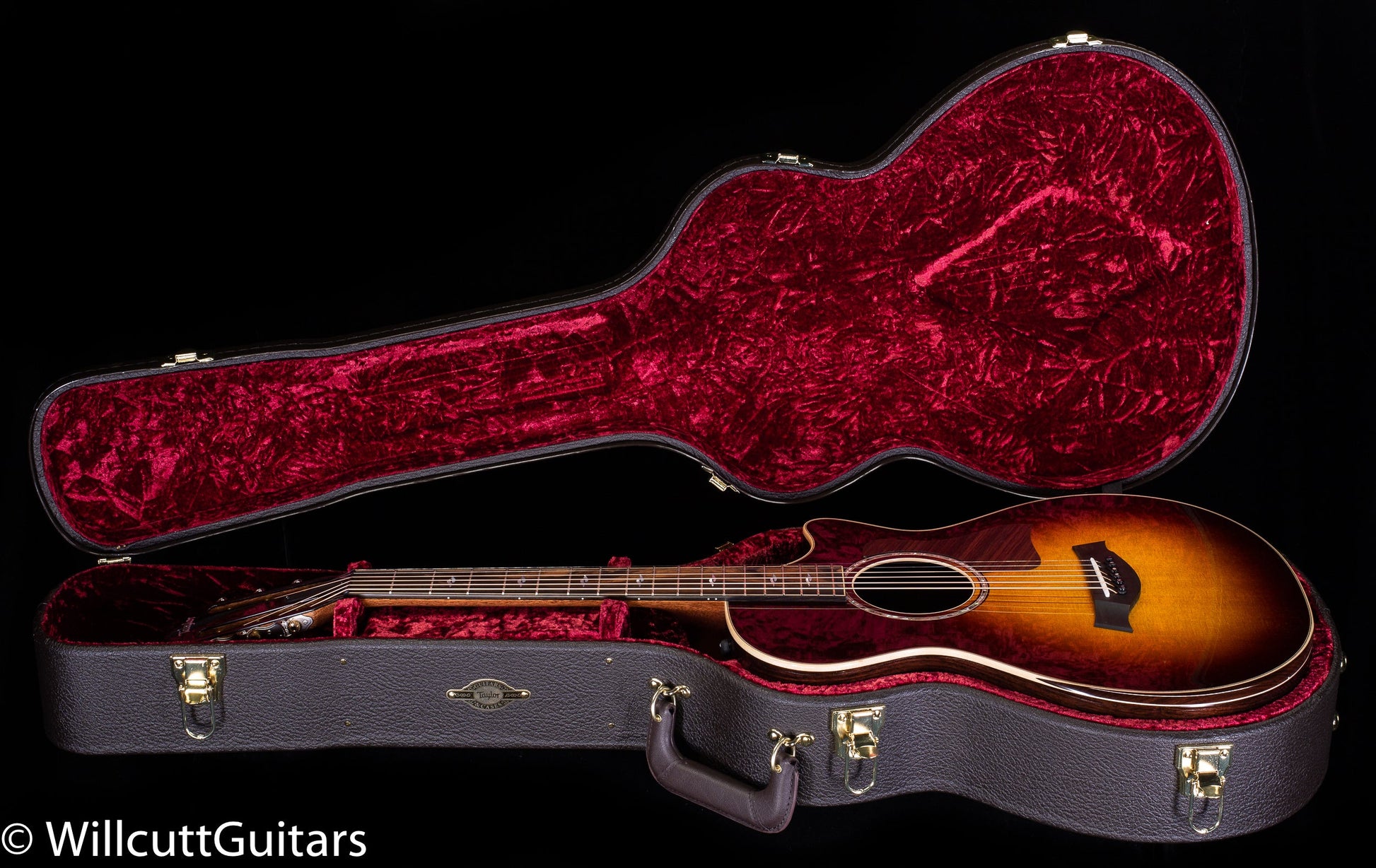 Taylor 812ce 12-Fret Grand Concert Radius Armrest Tobacco Sunburst (014)