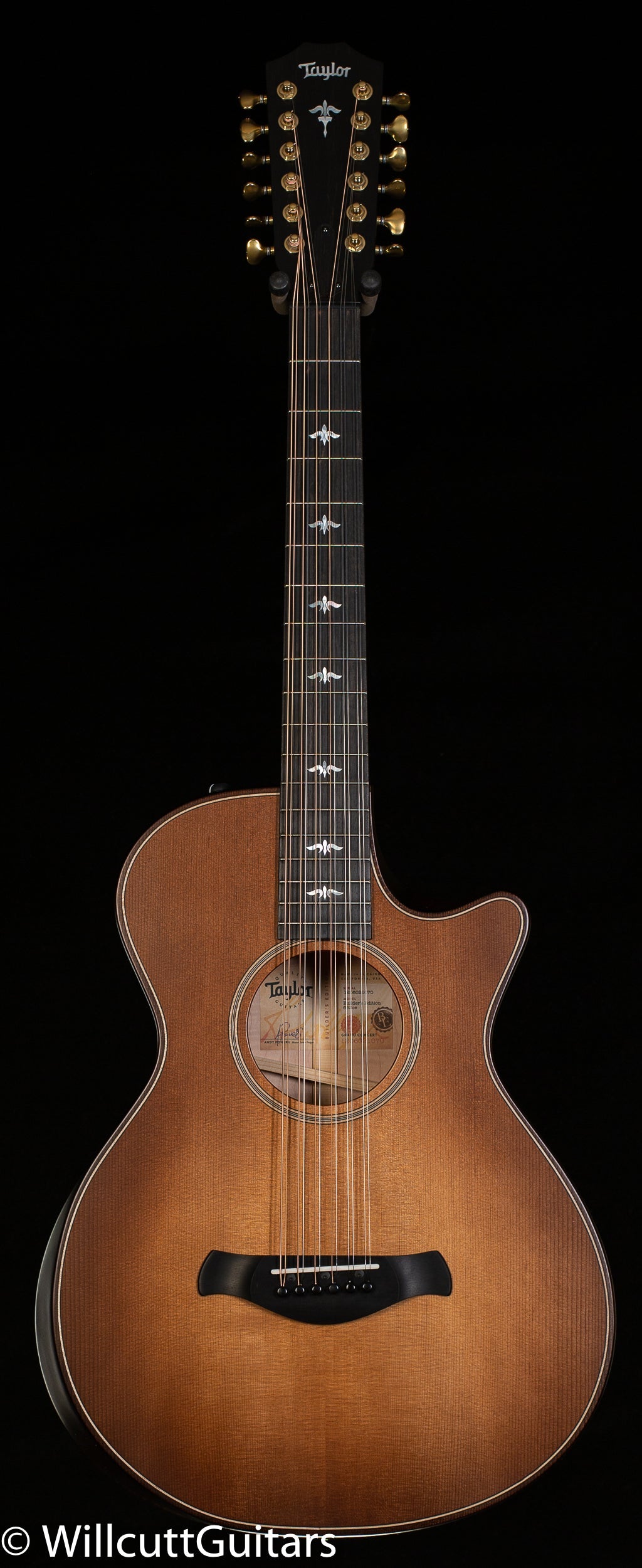 Taylor 652ce Builder's Edition Wild Honey Burst