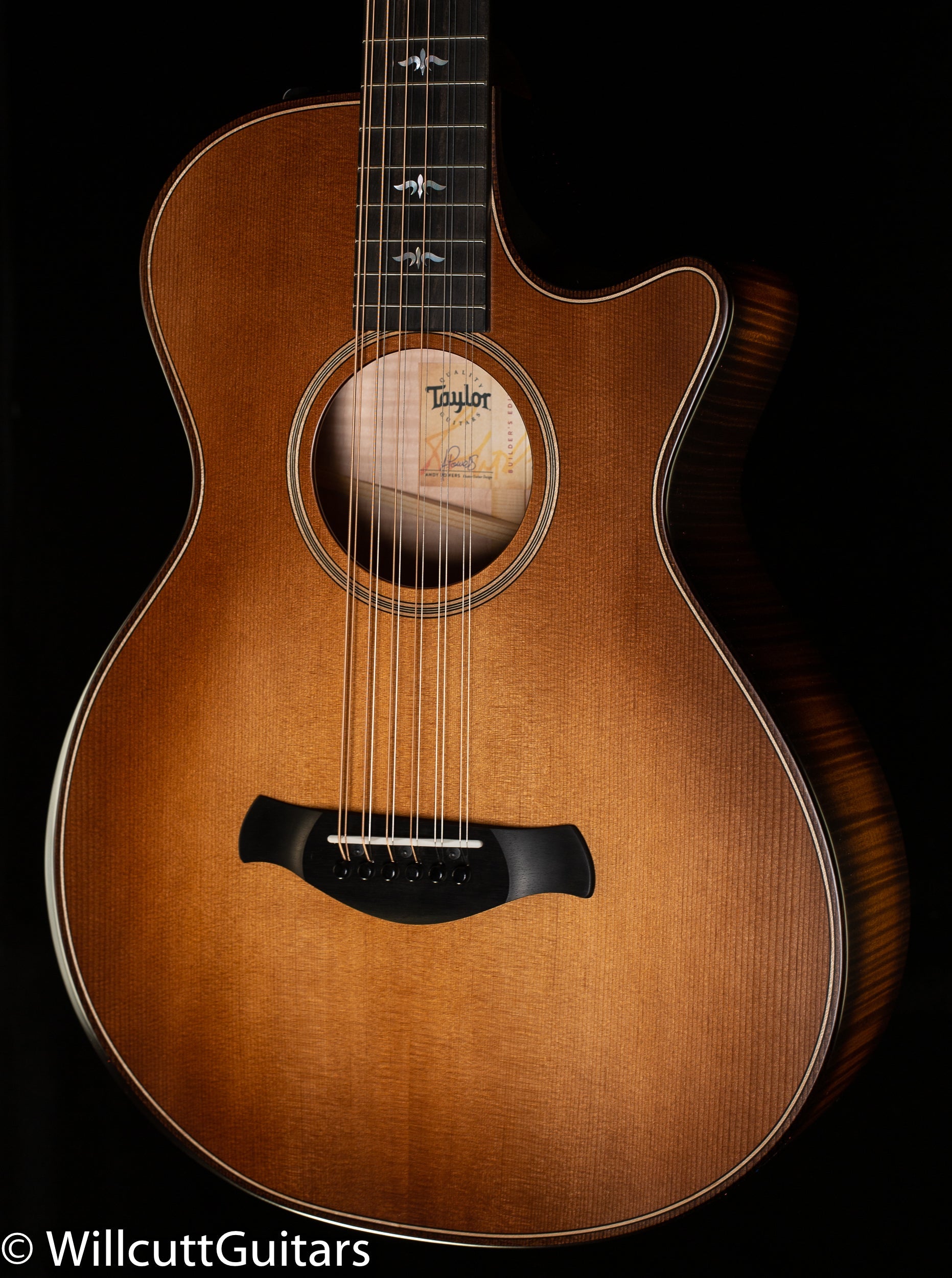 Taylor 652ce Builder's Edition Wild Honey Burst