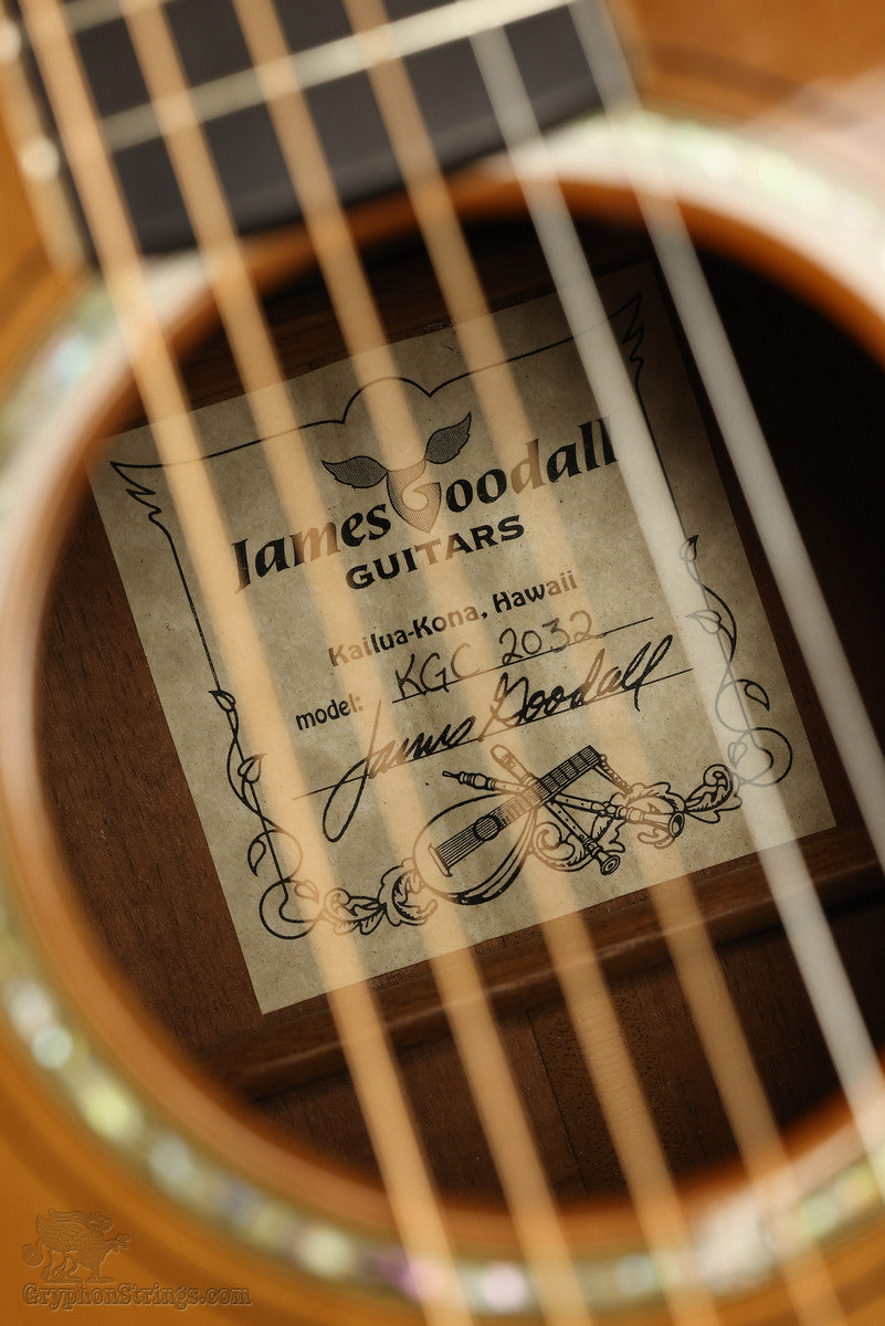 2002 Goodall KGC Steel String Acoustic Guitar Used