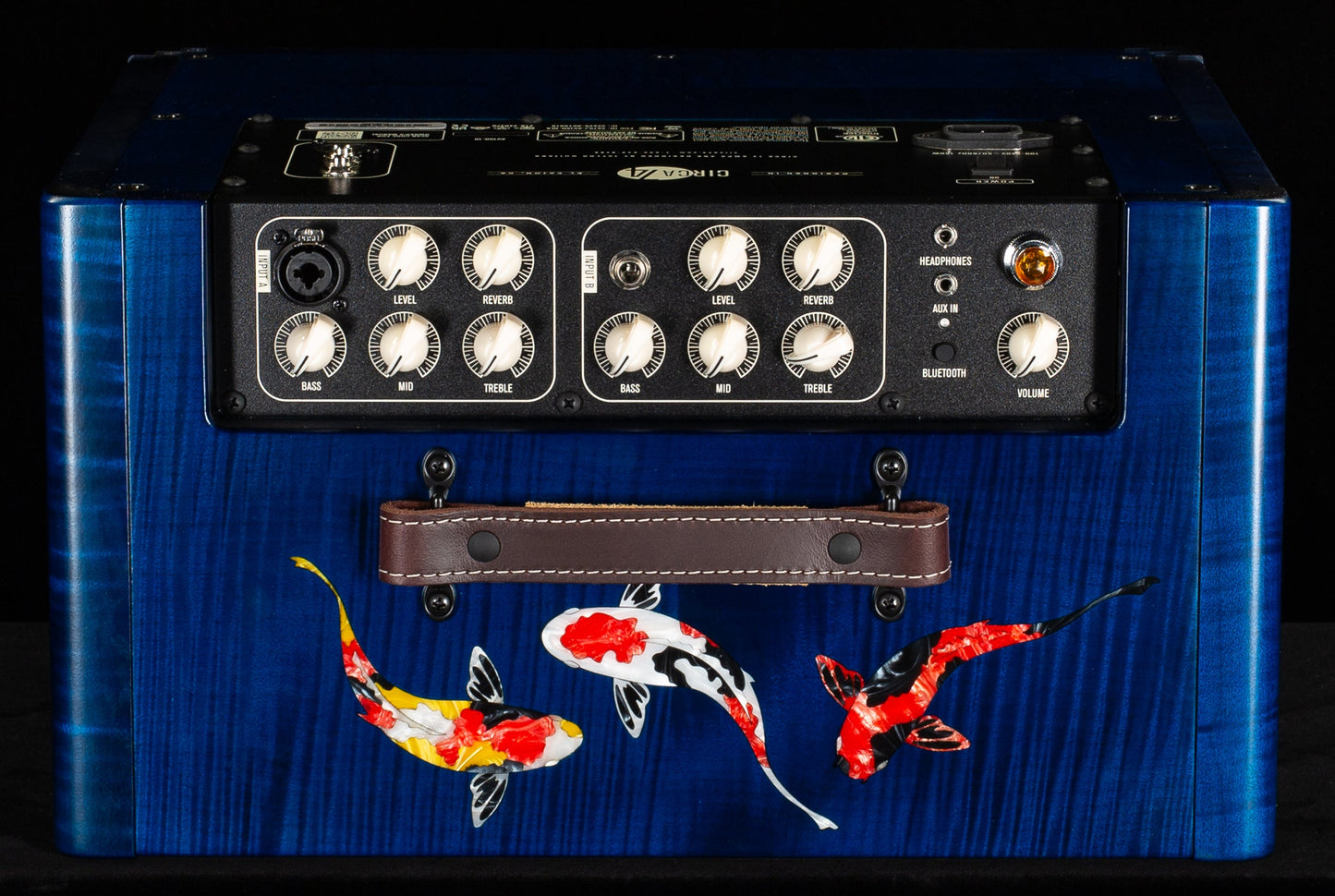 Taylor 2025 Custom #41 Koi C17e Acoustic-electric Guitar & Circa 74 Koi Amp Bundle, Living Jewel Blue (074)