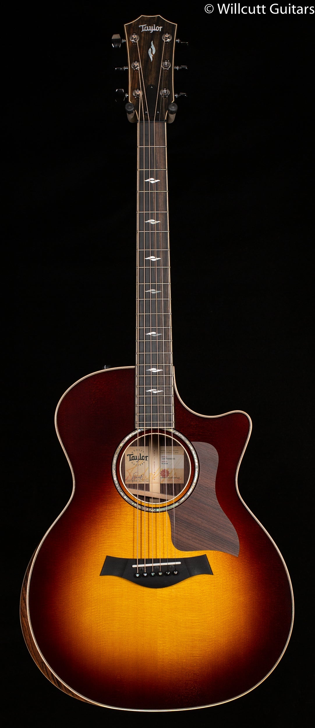 Taylor 814ce Grand Auditorium Tobacco Sunburst (092)