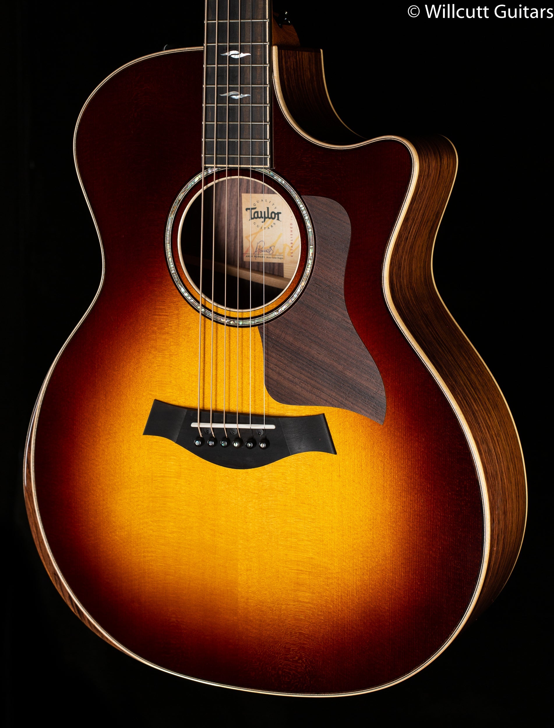 Taylor 814ce Grand Auditorium Tobacco Sunburst (092)