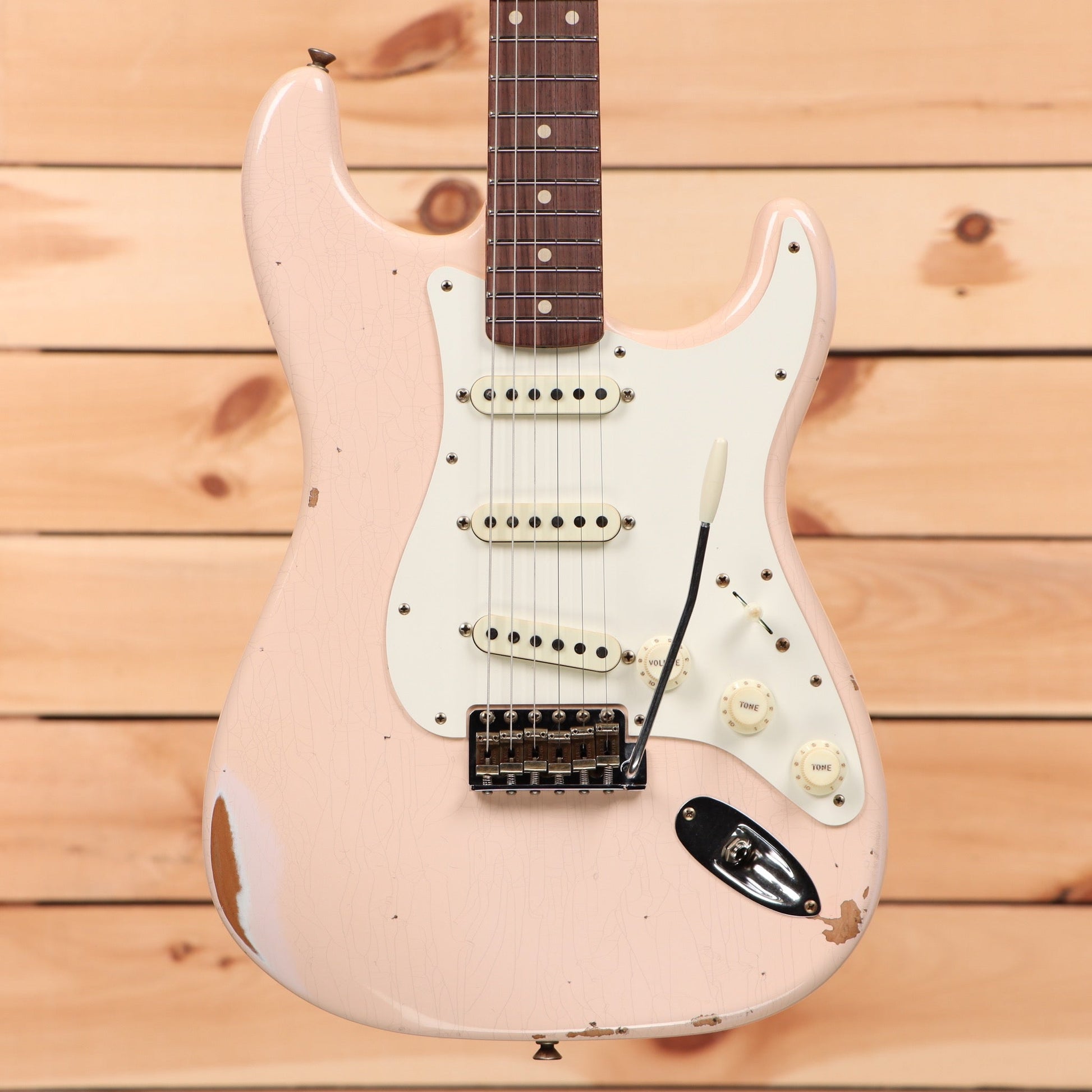 Fender Custom Shop Limited 1959 Stratocaster Heavy Relic - Super Faded Aged Shell Pink