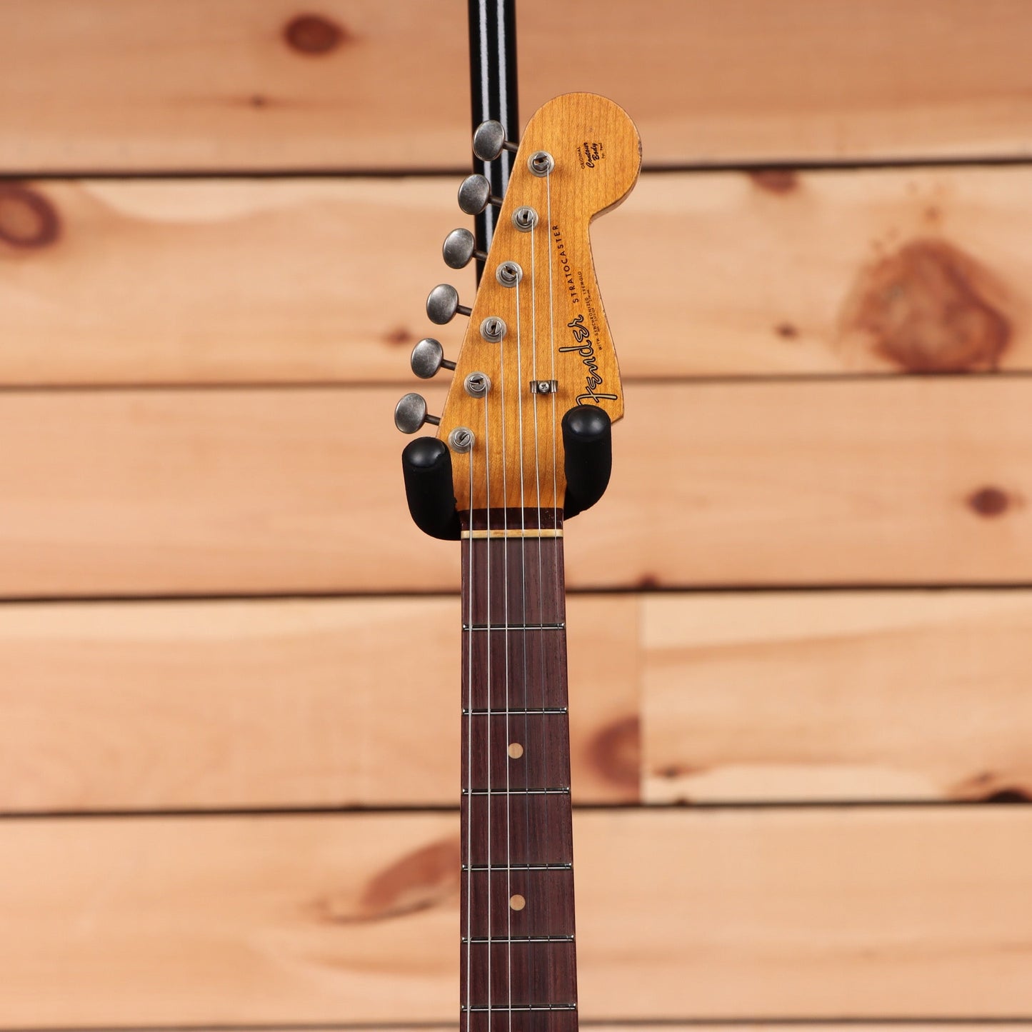 Fender Custom Shop Limited Roasted 1960 Dual Mag Stratocaster - Aged Black