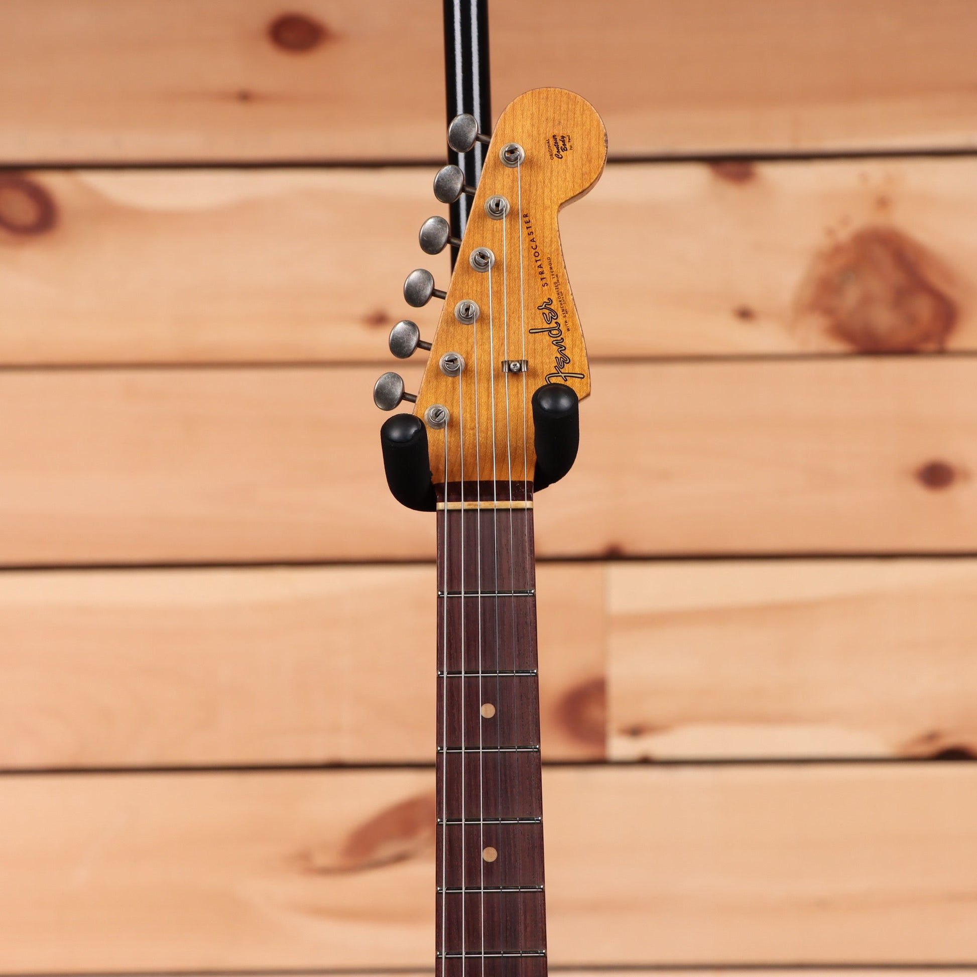 Fender Custom Shop Limited Roasted 1960 Dual Mag Stratocaster - Aged Black