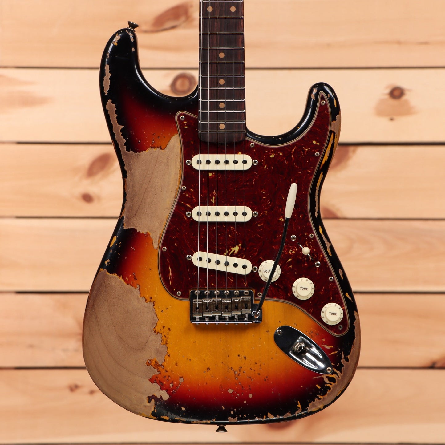 Fender Custom Shop Limited Roasted 1961 Stratocaster Super Heavy Relic - Aged 3 Color Sunburst