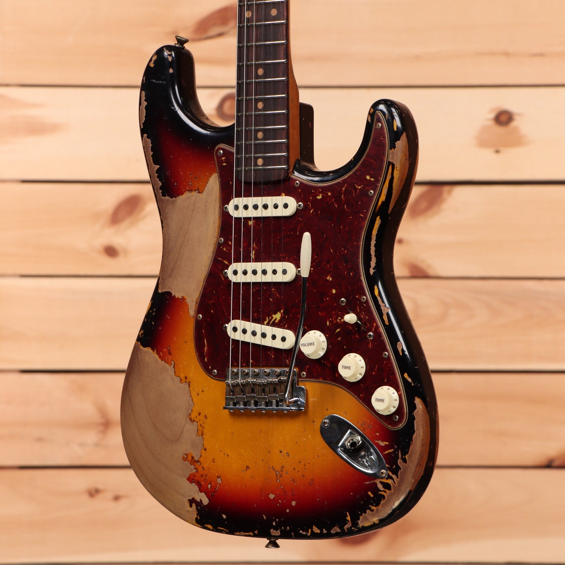Fender Custom Shop Limited Roasted 1961 Stratocaster Super Heavy Relic - Aged 3 Color Sunburst
