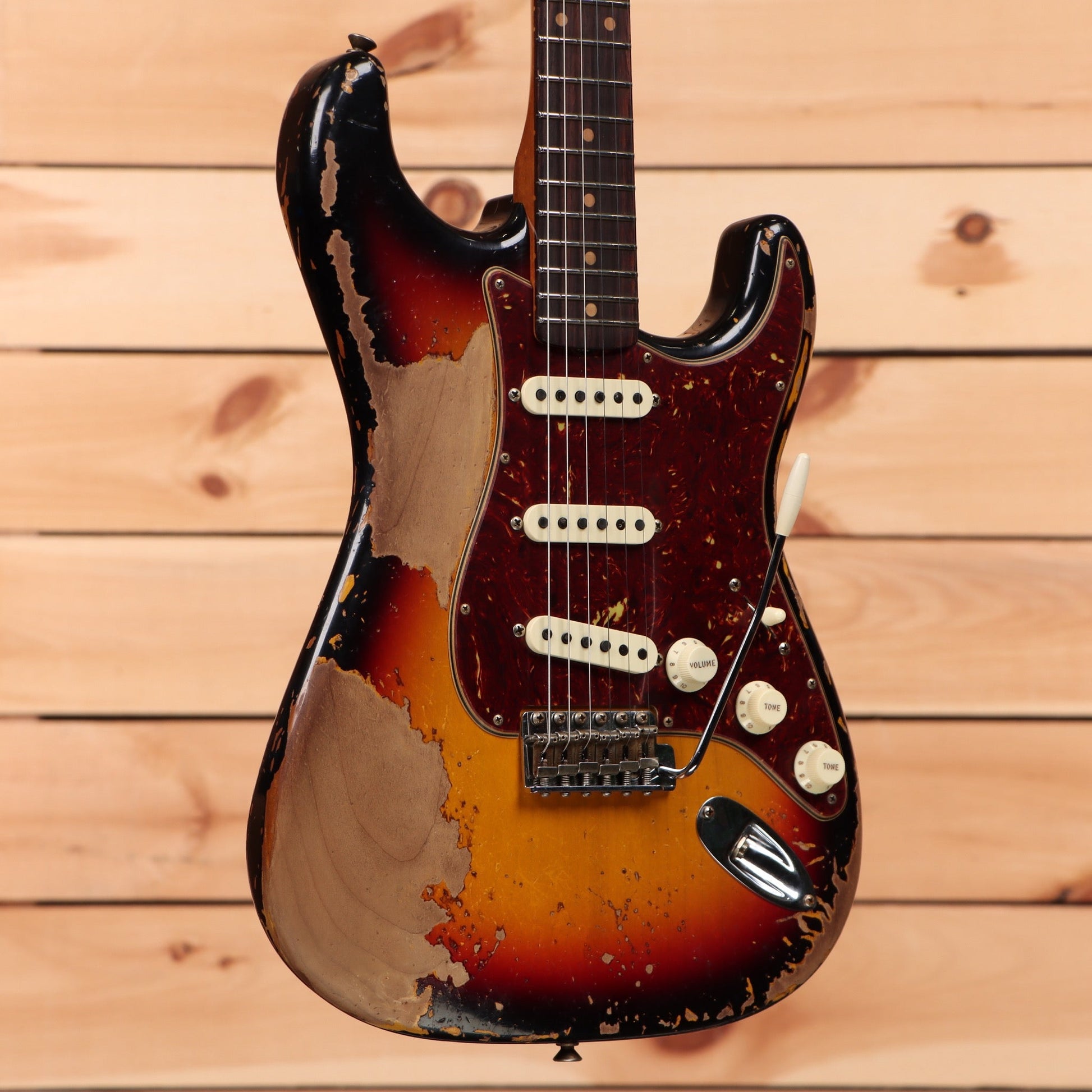 Fender Custom Shop Limited Roasted 1961 Stratocaster Super Heavy Relic - Aged 3 Color Sunburst