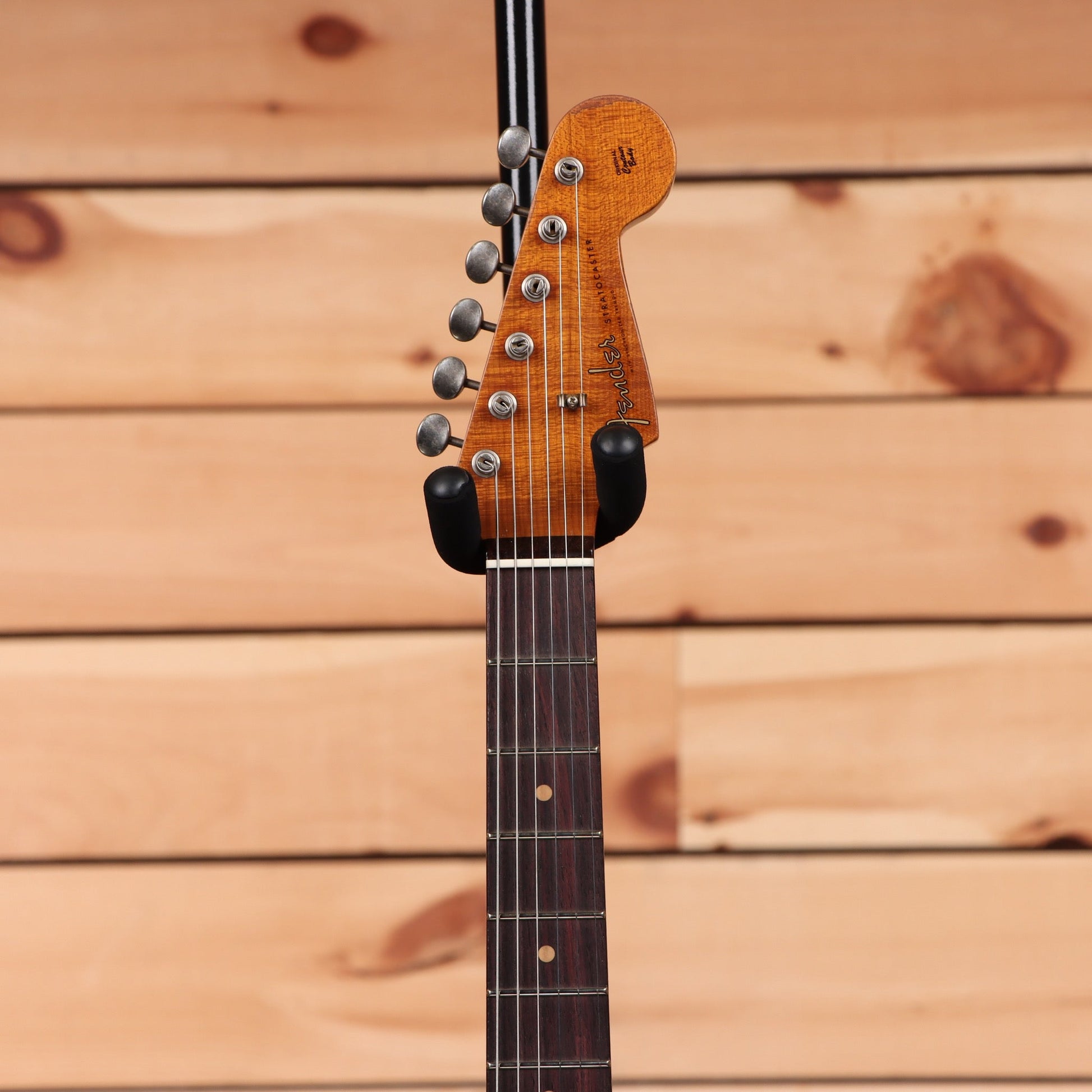 Fender Custom Shop Limited Roasted 1961 Stratocaster Super Heavy Relic - Aged Sherwood Green Metallic over 3 Color Sunburst