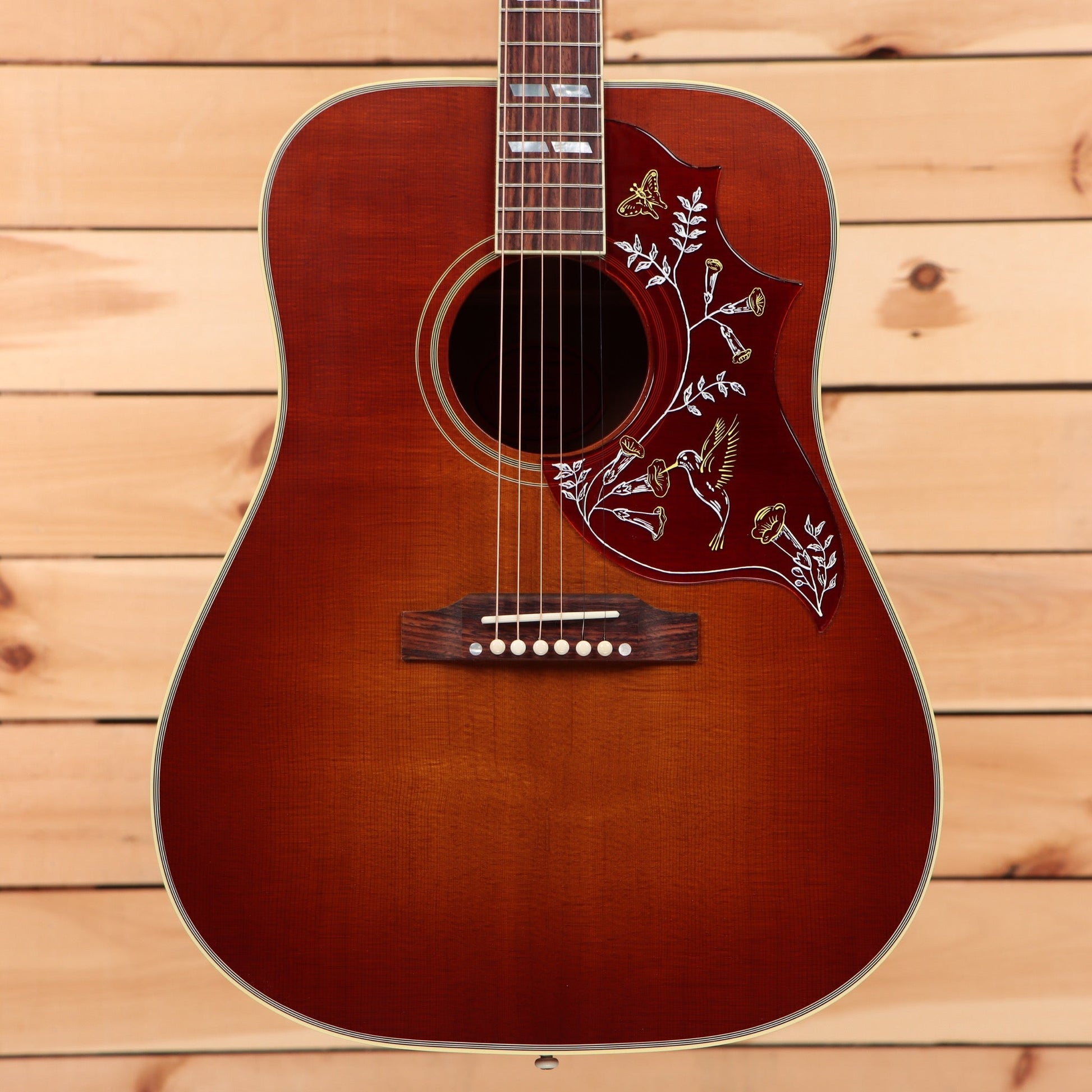 Gibson 1960 Hummingbird Fixed Bridge - Heritage Cherry Sunburst