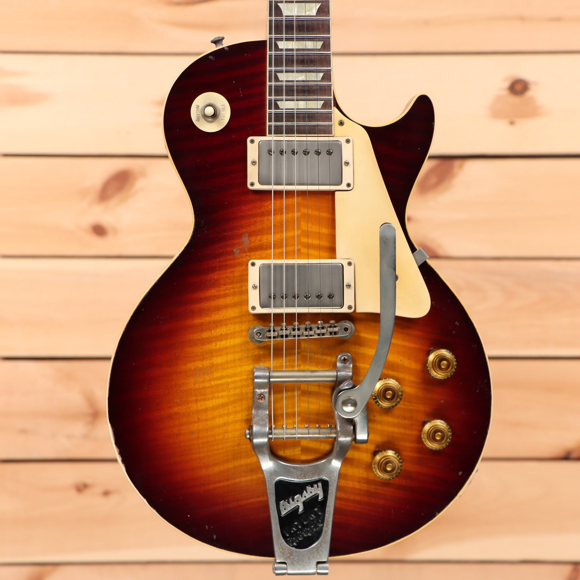 Gibson Limited 1959 Les Paul Standard Reissue Murphy Aged with Brazilian Rosewood - Tom's Tri Burst