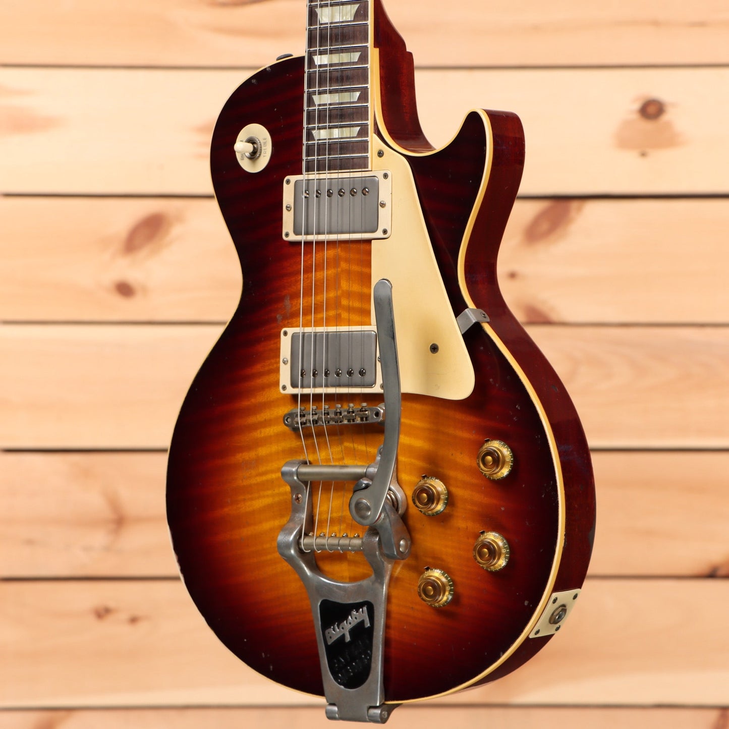Gibson Limited 1959 Les Paul Standard Reissue Murphy Aged with Brazilian Rosewood - Tom's Tri Burst