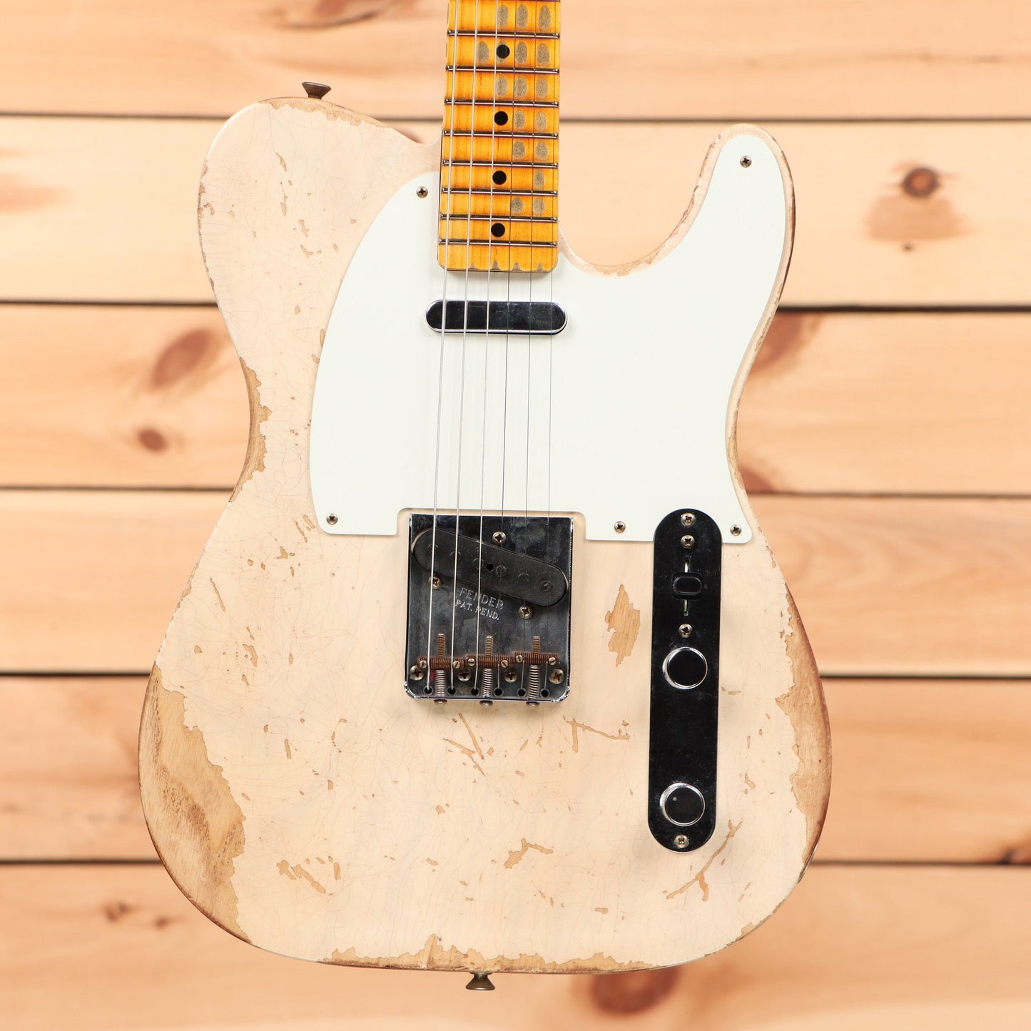 Fender Custom Shop Limited 1958 Telecaster Heavy Relic - Aged White Blonde