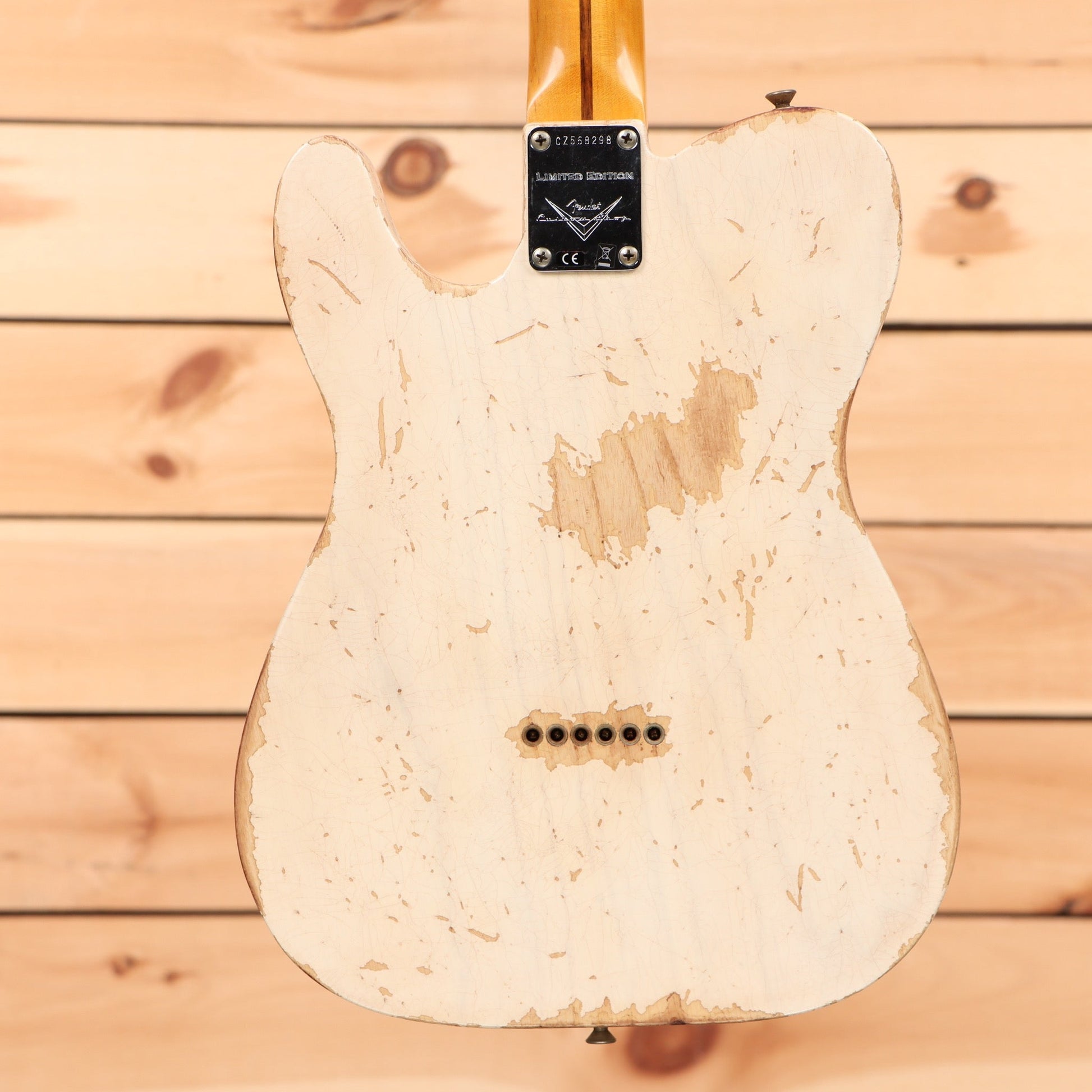 Fender Custom Shop Limited 1958 Telecaster Heavy Relic - Aged White Blonde