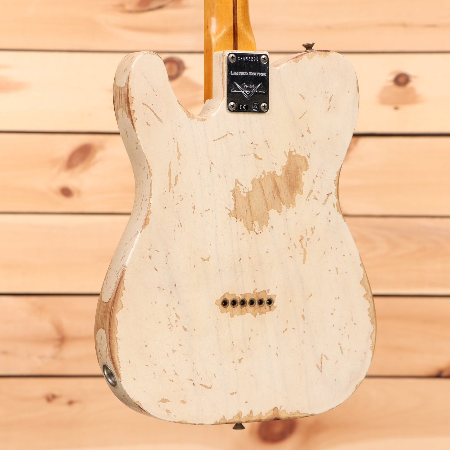 Fender Custom Shop Limited 1958 Telecaster Heavy Relic - Aged White Blonde