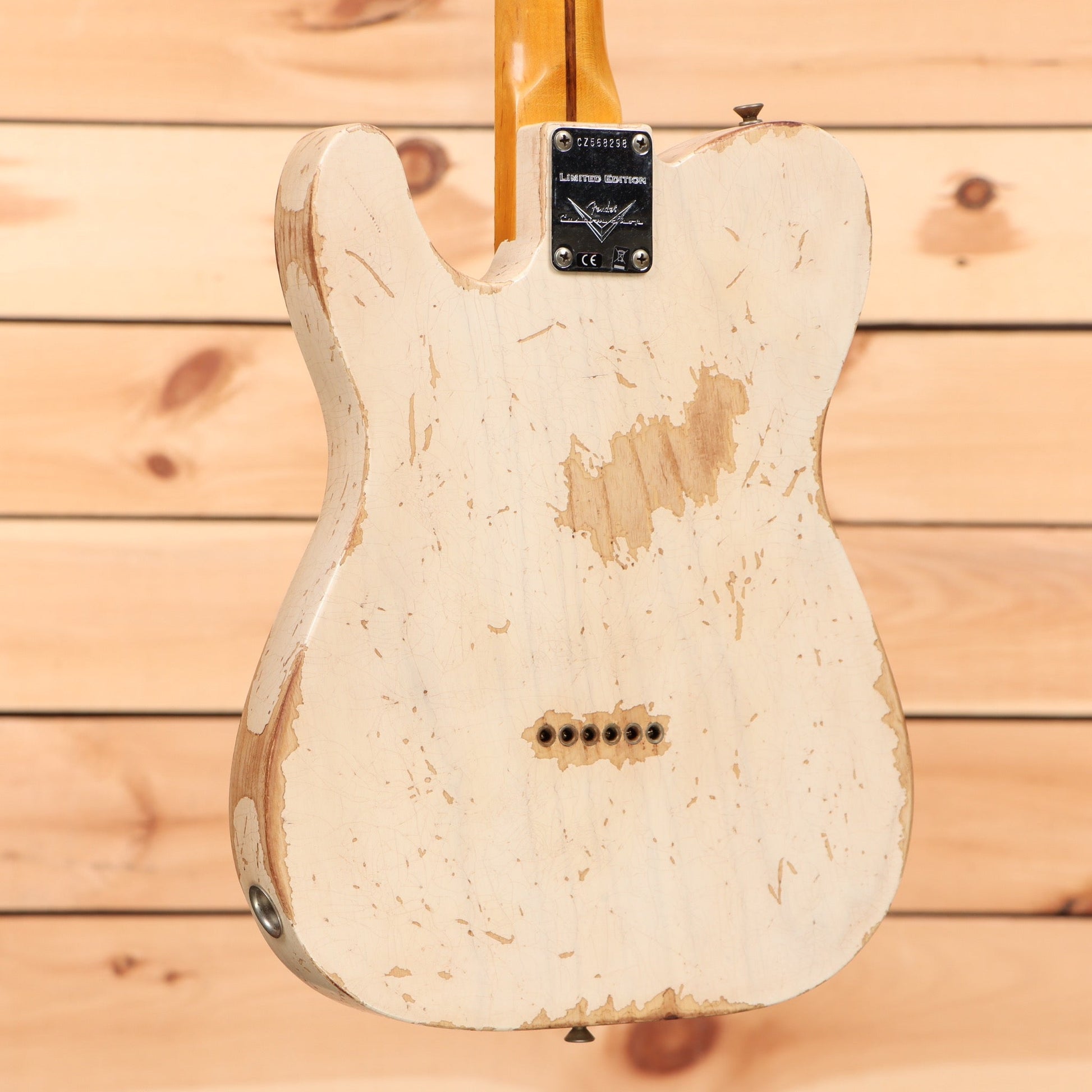 Fender Custom Shop Limited 1958 Telecaster Heavy Relic - Aged White Blonde