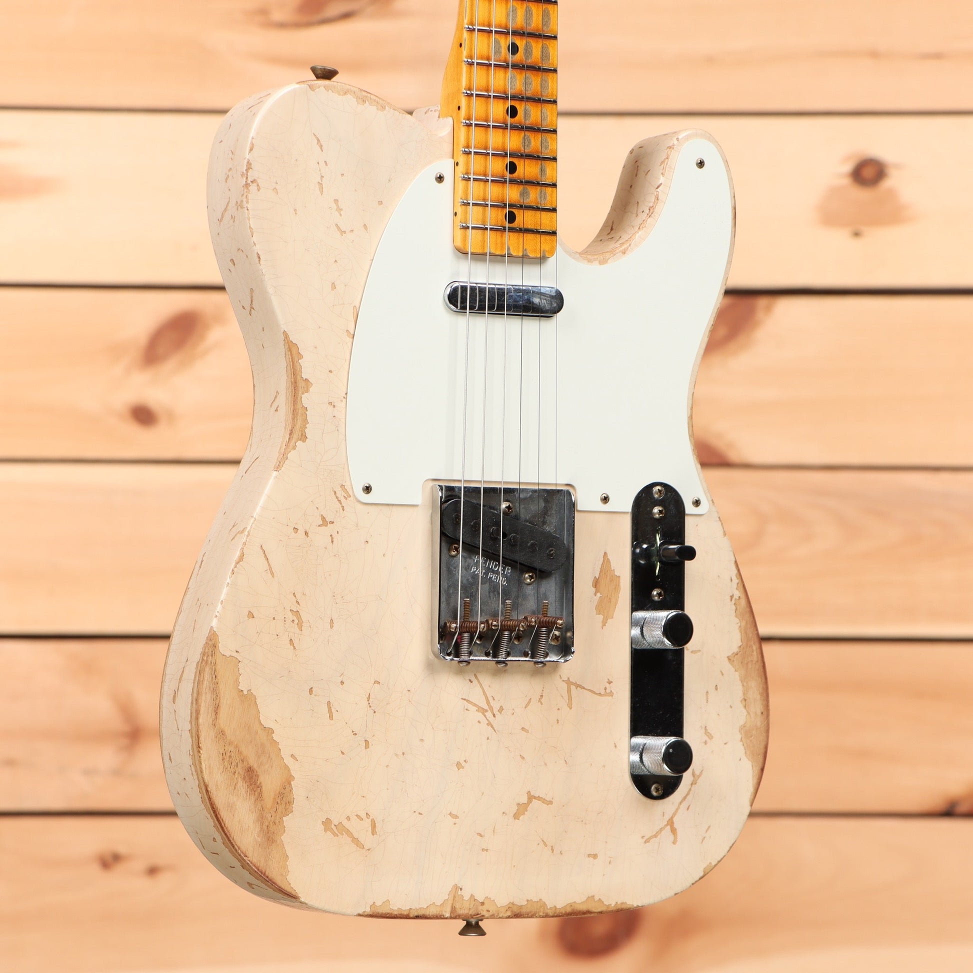 Fender Custom Shop Limited 1958 Telecaster Heavy Relic - Aged White Blonde