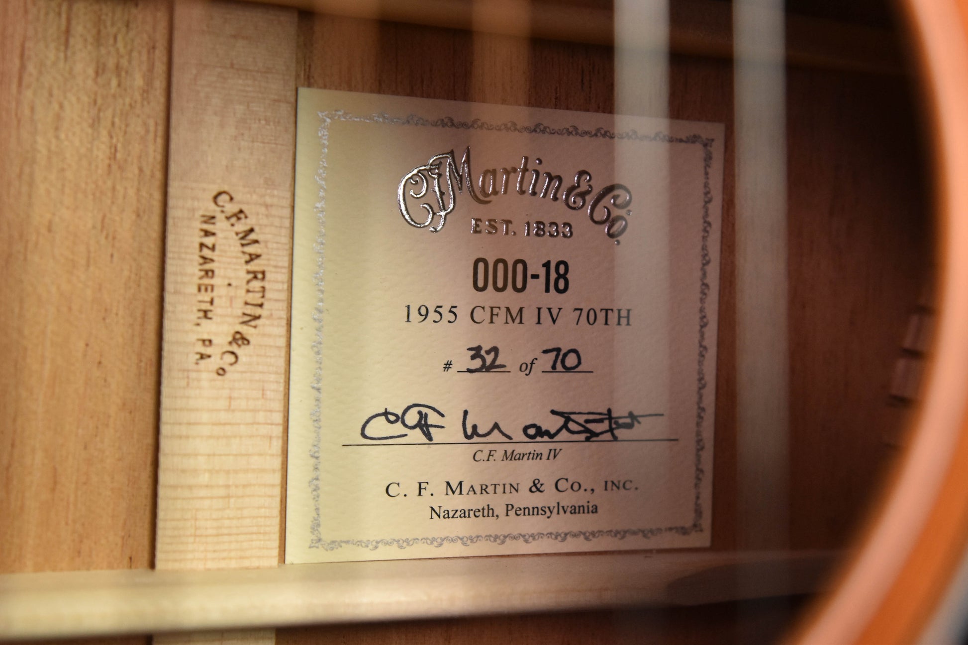 Martin 000-18 1955 CFM IV 70th Acoustic Guitar