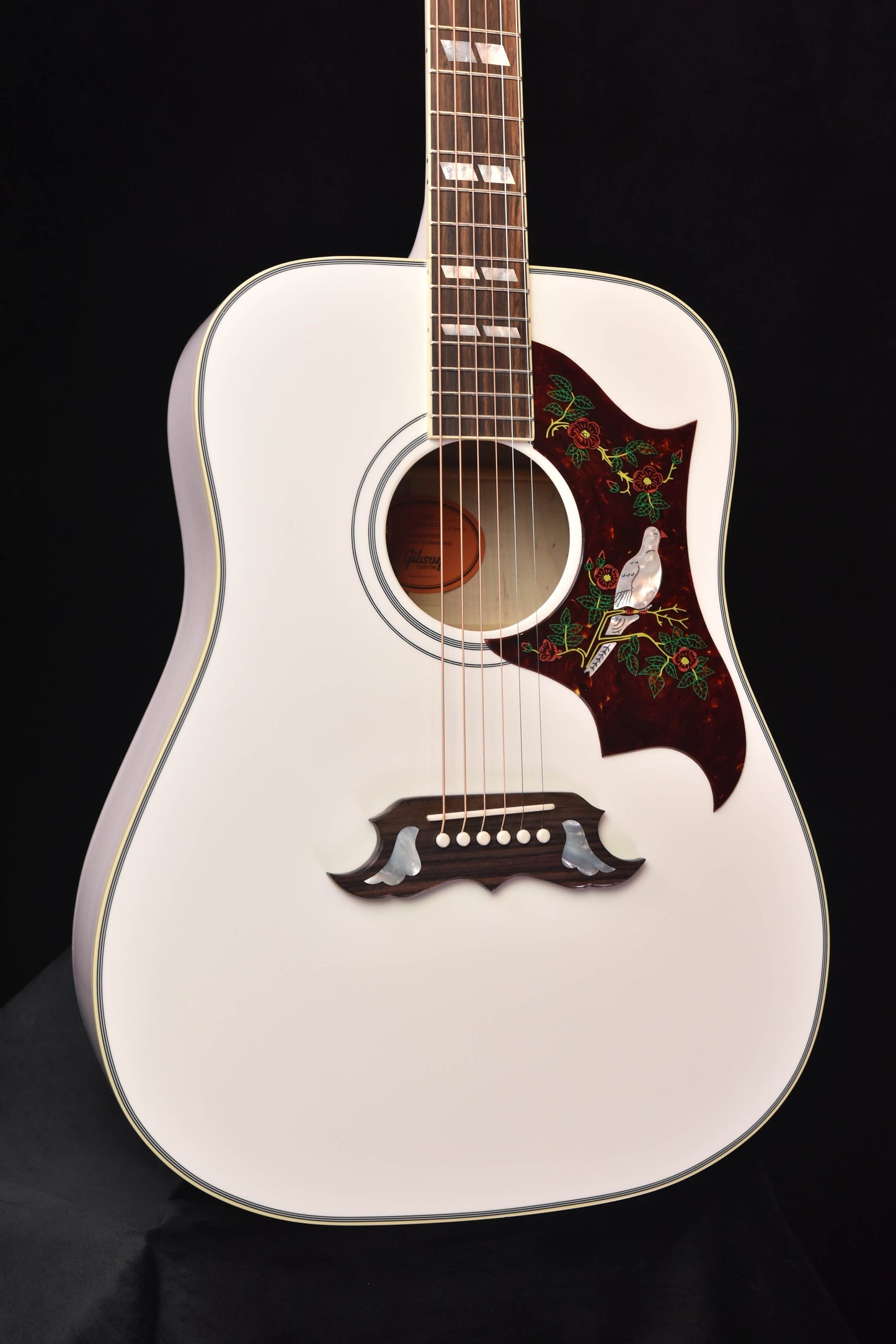Gibson Custom Shop Dove Alpine White Gloss Acoustic/Electric Guitar