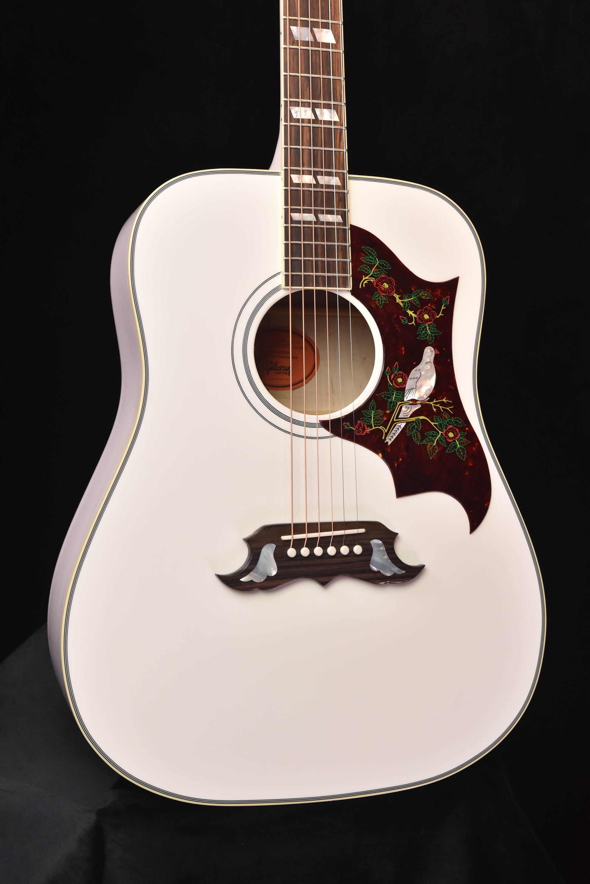 Gibson Custom Shop Dove Alpine White Gloss Acoustic/Electric Guitar