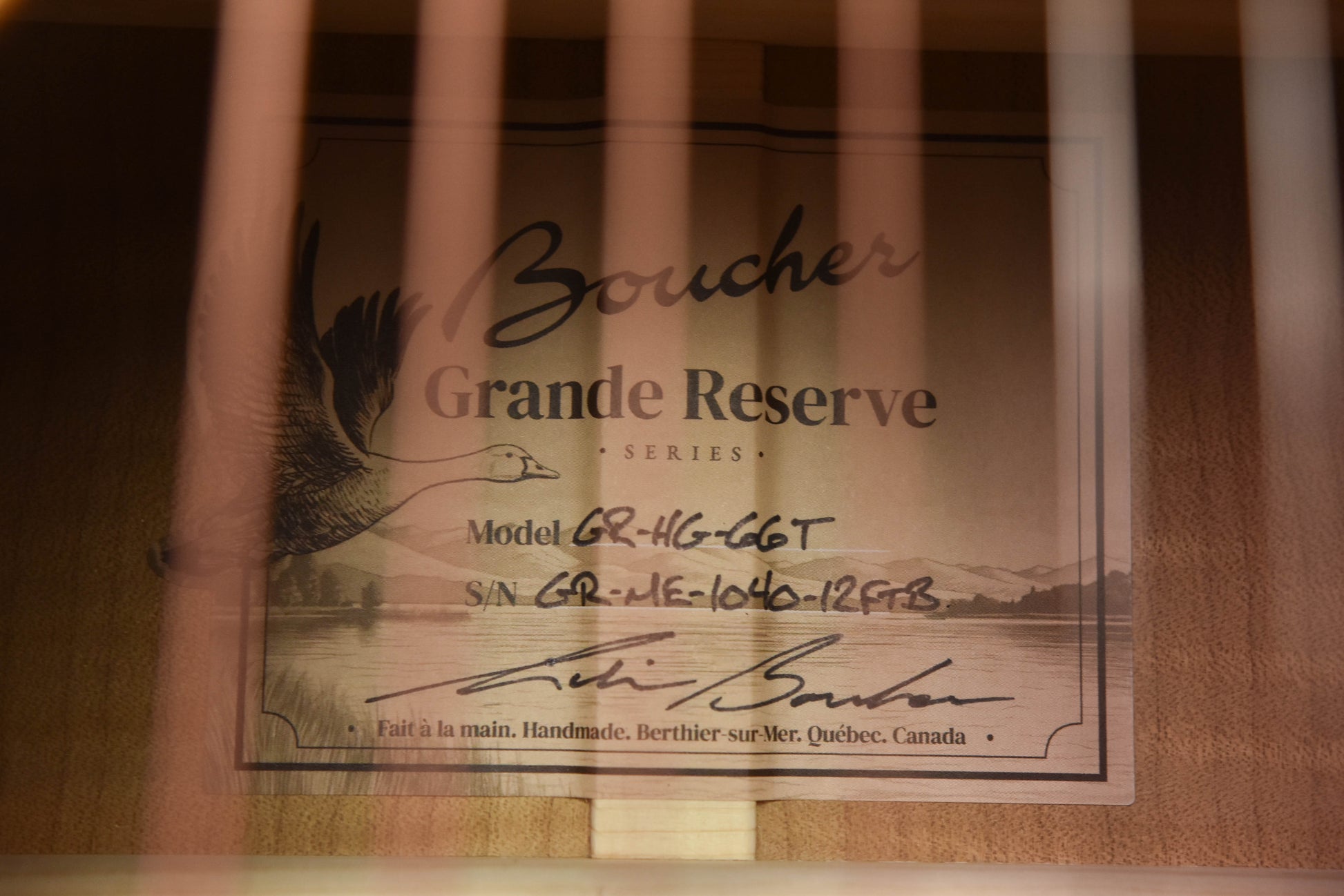 Boucher Grand Reserve 000 12 Fret Slot Head Acoustic Guitar GR-ME-1040-12FTB Torrefied Flamed Maple, Torrefied Adirondack Spruce Top