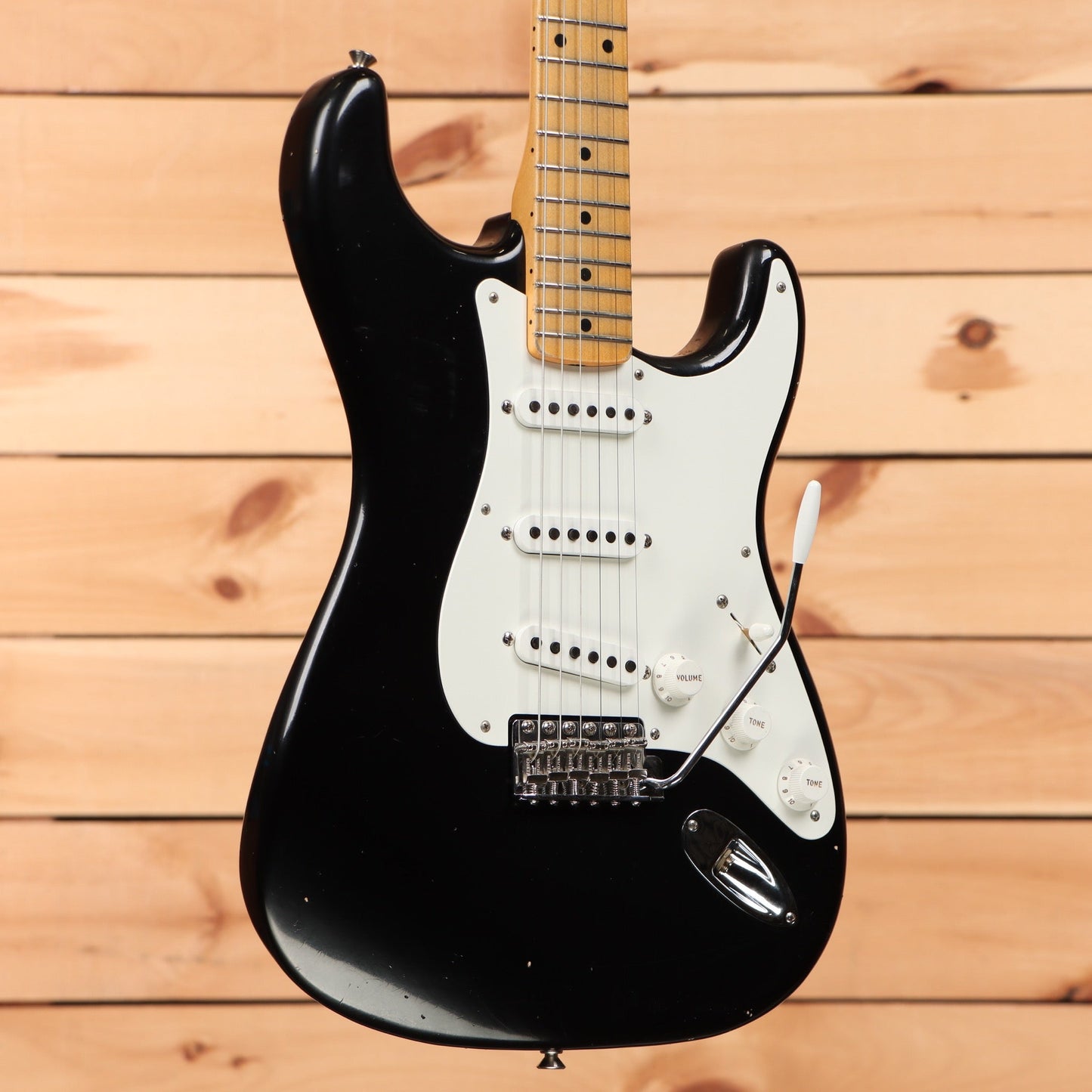 Fender Custom Shop Limited Dennis Galuszka Masterbuilt 1956 Stratocaster Journeyman Relic - Black
