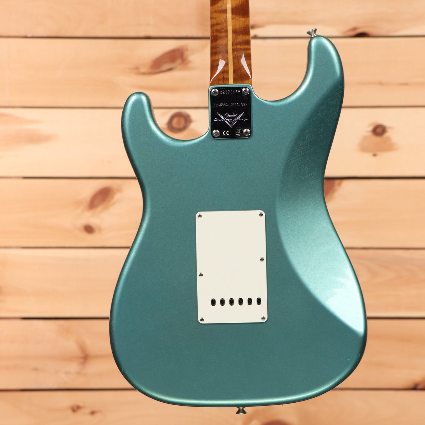 Fender Custom Shop Limited Roasted Pine Stratocaster Relic - Aged Teal Green Metallic