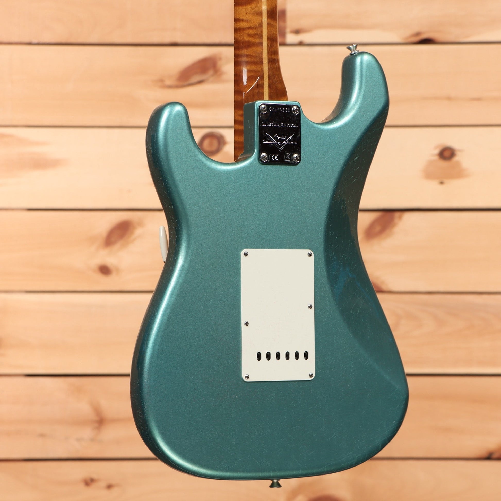 Fender Custom Shop Limited Roasted Pine Stratocaster Relic - Aged Teal Green Metallic