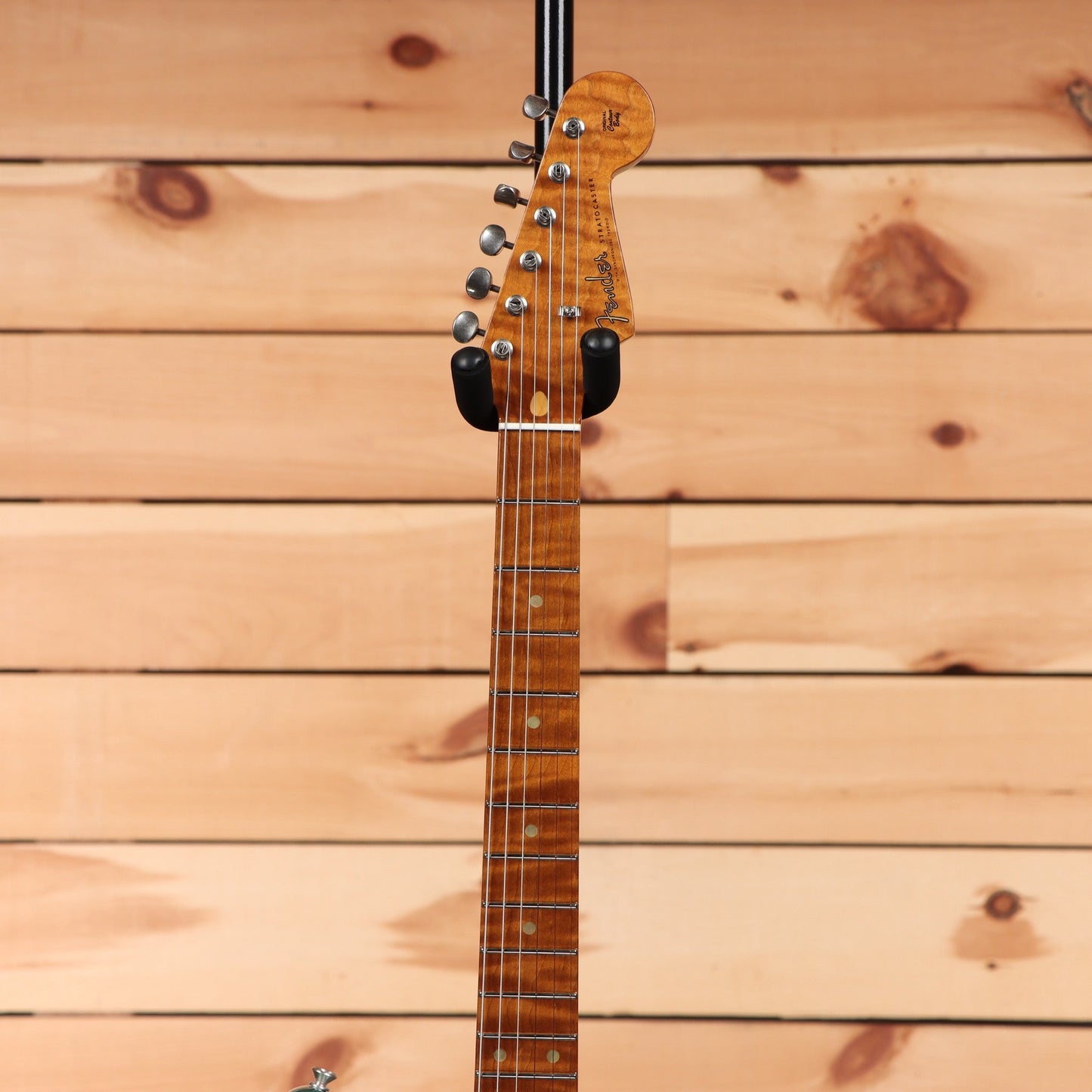 Fender Custom Shop Limited Roasted Pine Stratocaster Relic - Aged Teal Green Metallic