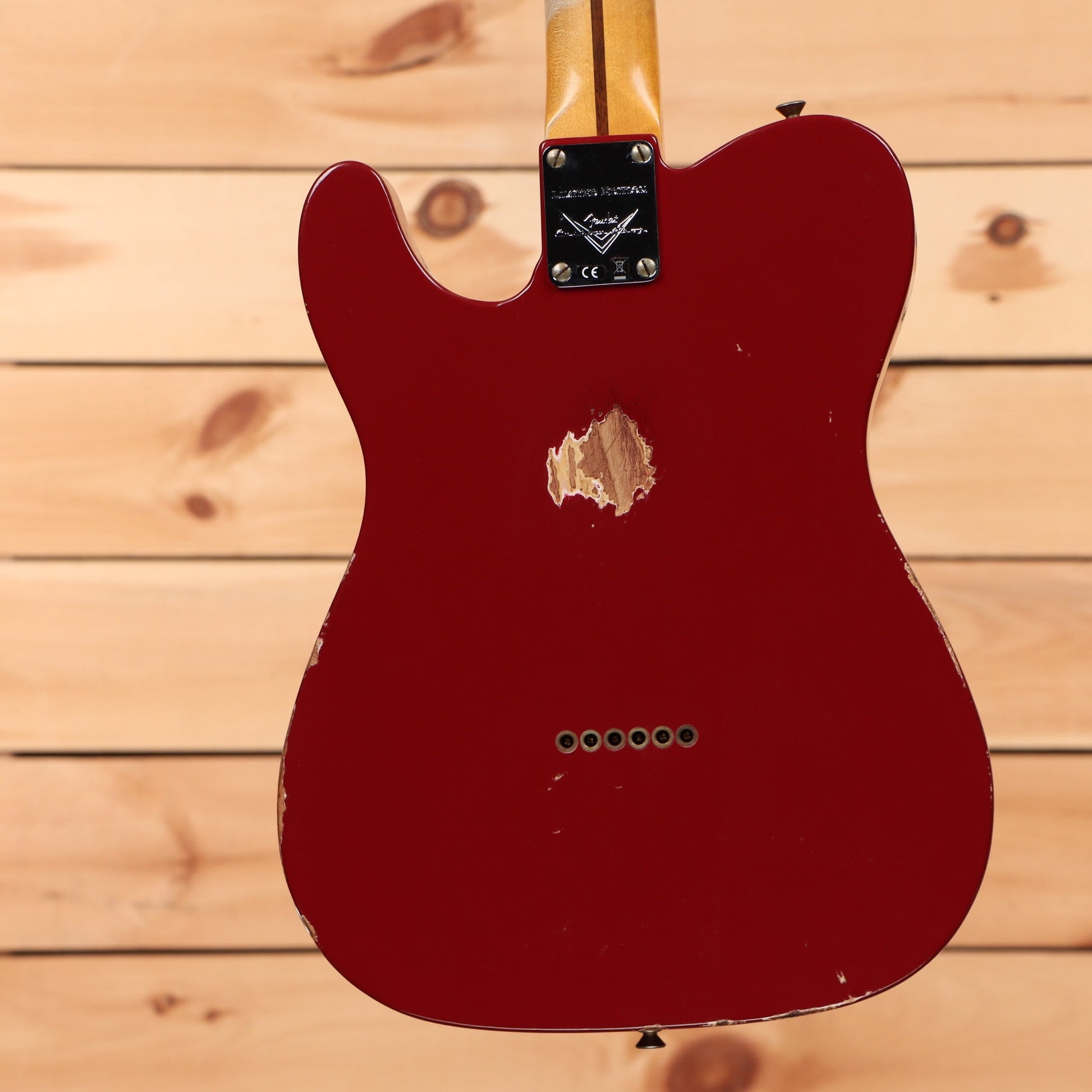 Fender Custom Shop Limited Reverse '50s Telecaster Relic - Aged Cimarron Red