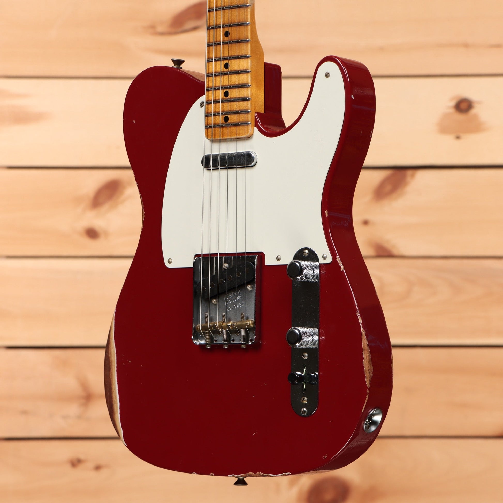 Fender Custom Shop Limited Reverse '50s Telecaster Relic - Aged Cimarron Red