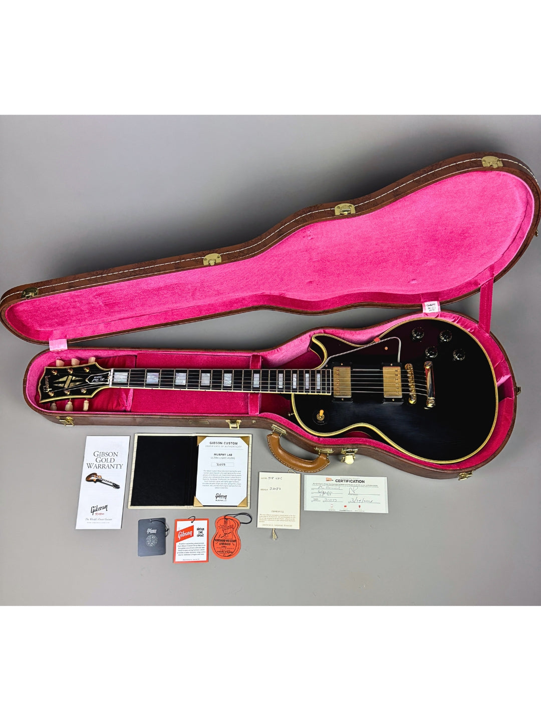 Gibson Custom Shop '57 Les Paul Custom - Murphy Lab Ultra Light Aged - USA 2021