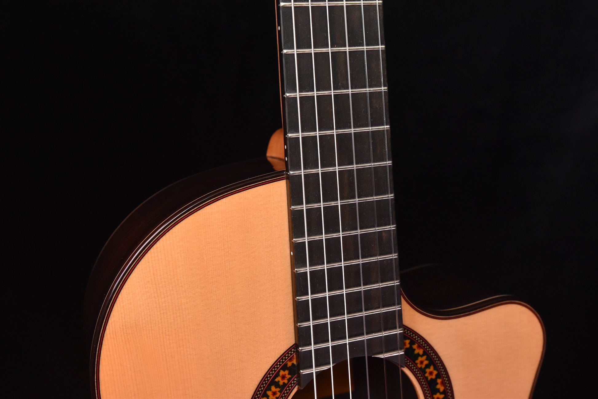 Jose Ramirez 140 CWE-S Spruce Top Cutaway Classical Guitar with LR Baggs Pickup