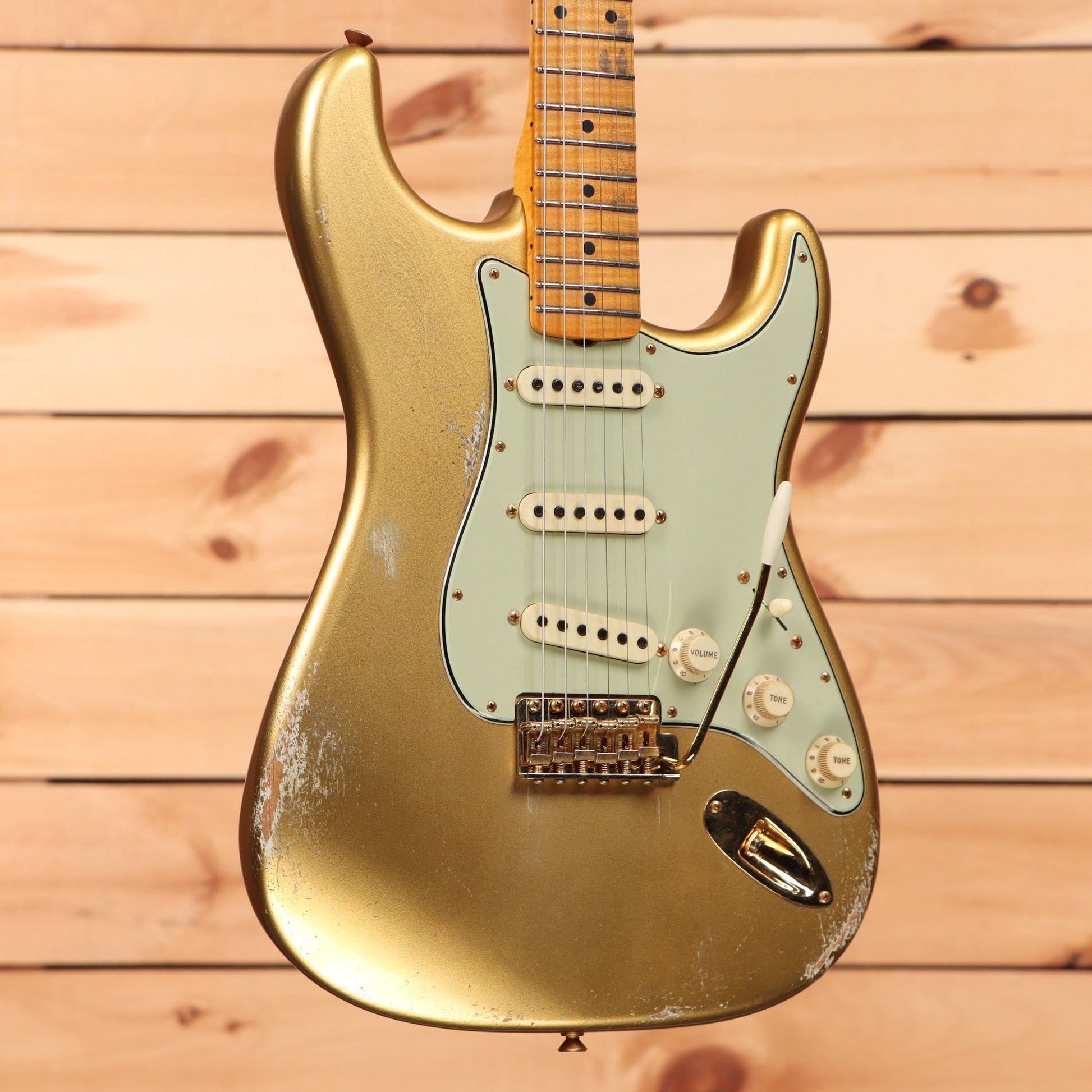 Fender Custom Shop Limited Andy Hicks Masterbuilt 1962 Poblano Stratocaster - Aged Aztec Gold