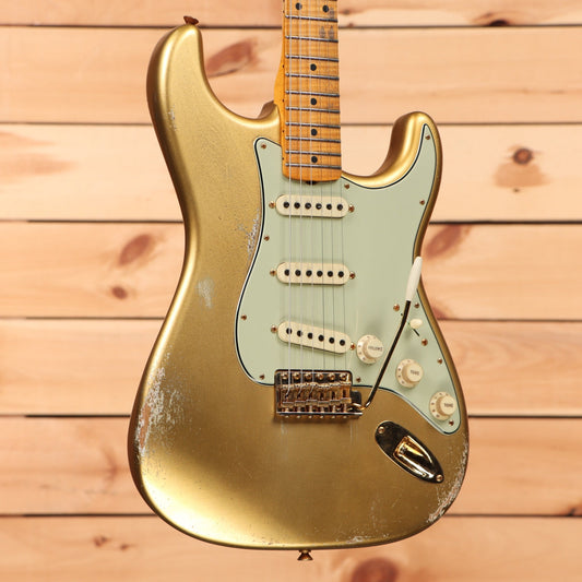 Fender Custom Shop Limited Andy Hicks Masterbuilt 1962 Poblano Stratocaster - Aged Aztec Gold