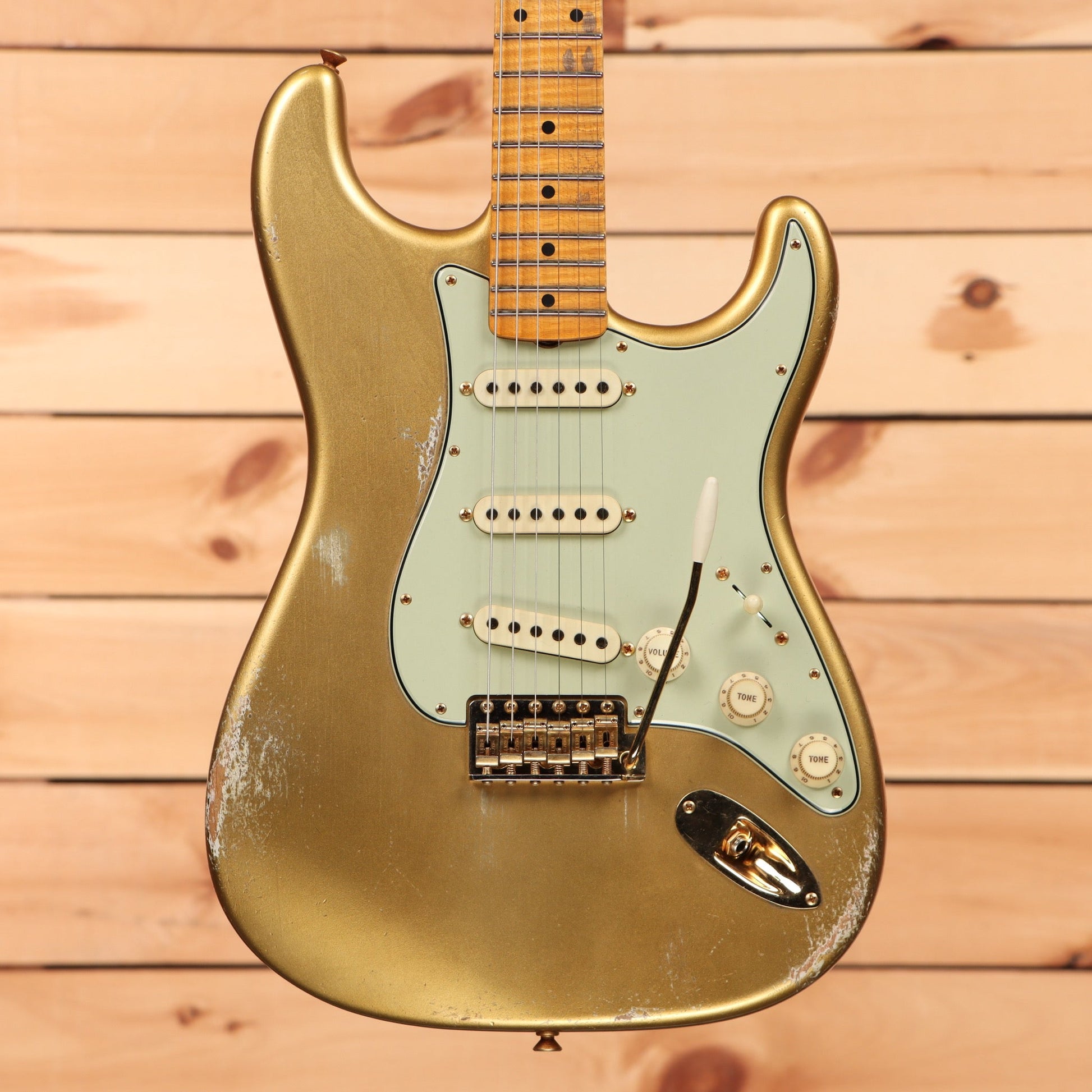 Fender Custom Shop Limited Andy Hicks Masterbuilt 1962 Poblano Stratocaster - Aged Aztec Gold