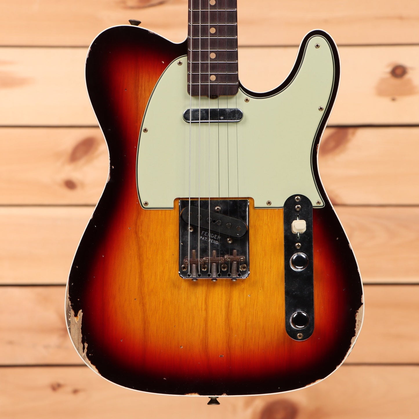 Fender Custom Shop Limited 1960 Telecaster Custom Relic - Chocolate 3 Tone Sunburst