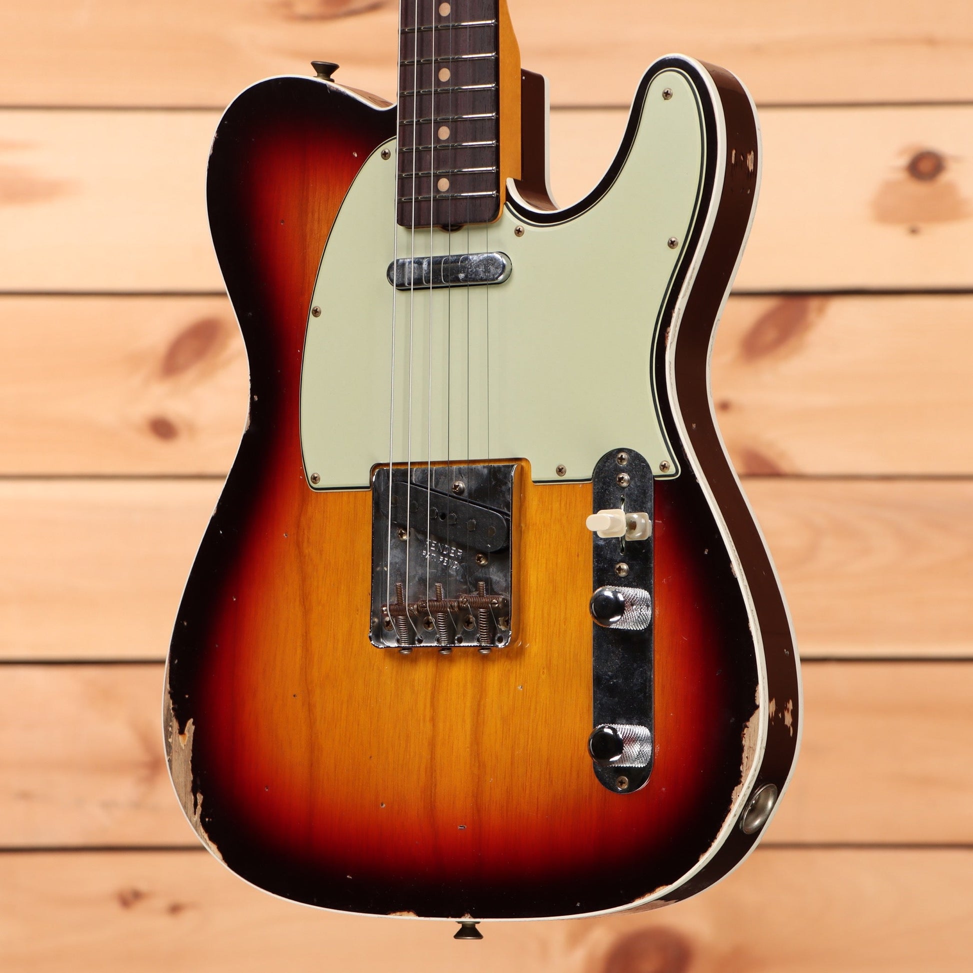 Fender Custom Shop Limited 1960 Telecaster Custom Relic - Chocolate 3 Tone Sunburst