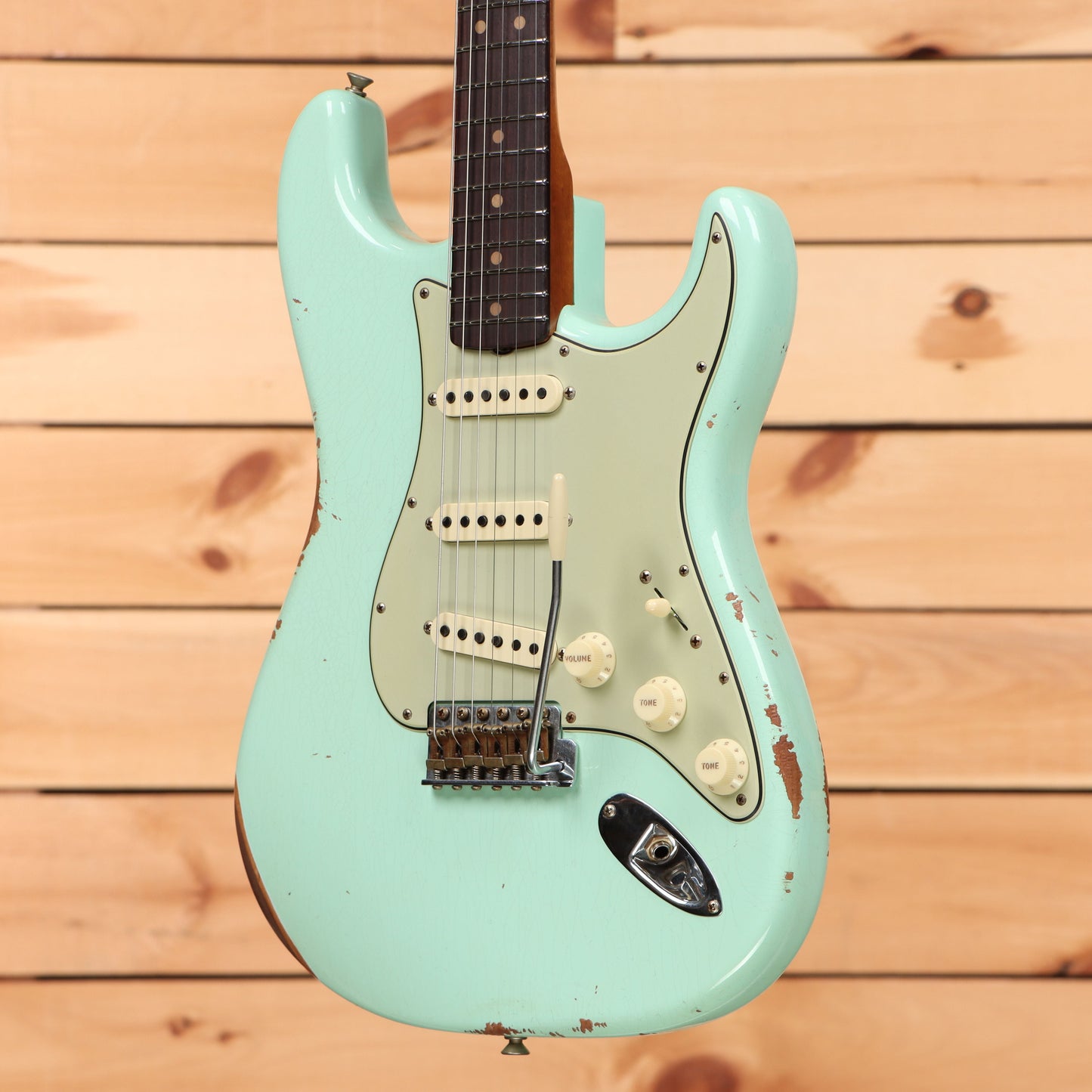 Fender Custom Shop Limited 1963 Stratocaster Relic - Super Faded/Aged Surf Green