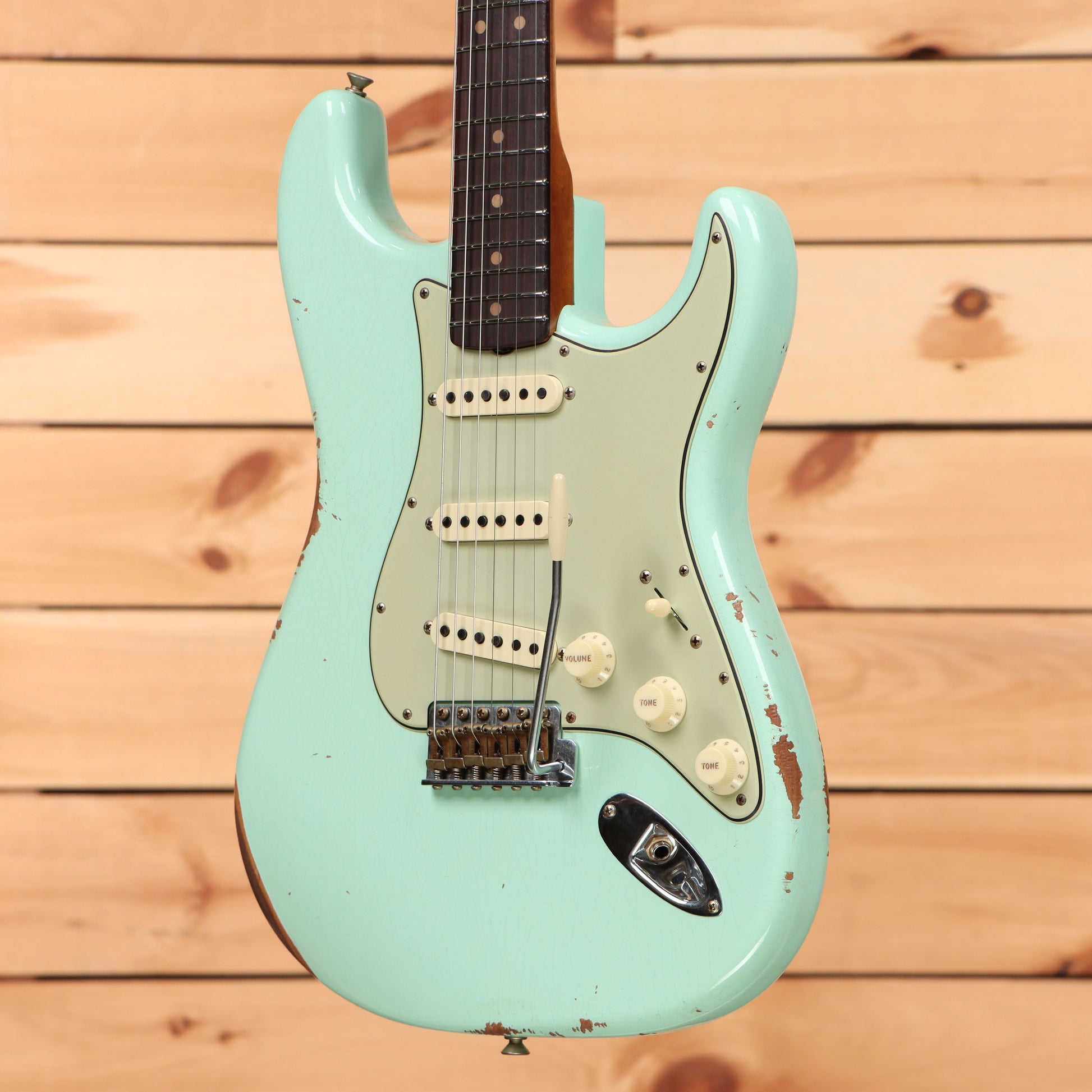 Fender Custom Shop Limited 1963 Stratocaster Relic - Super Faded/Aged Surf Green