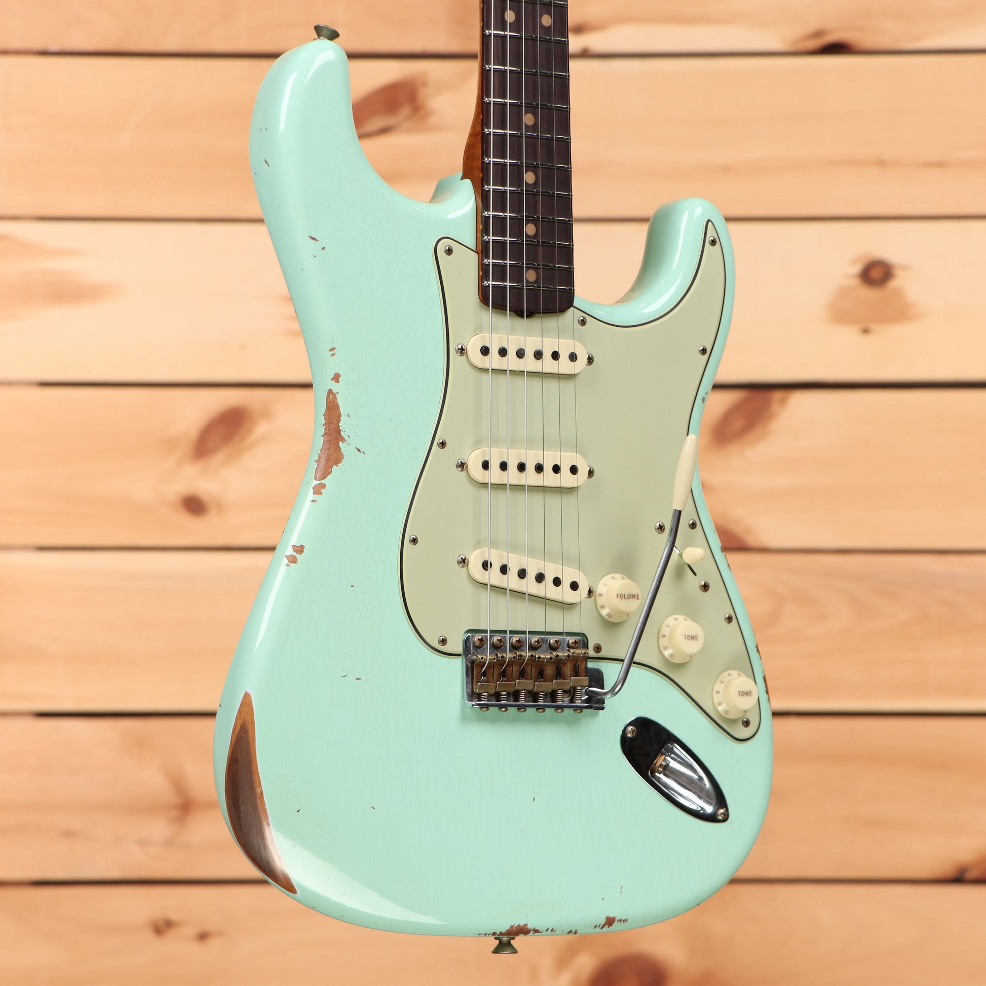 Fender Custom Shop Limited 1963 Stratocaster Relic - Super Faded/Aged Surf Green
