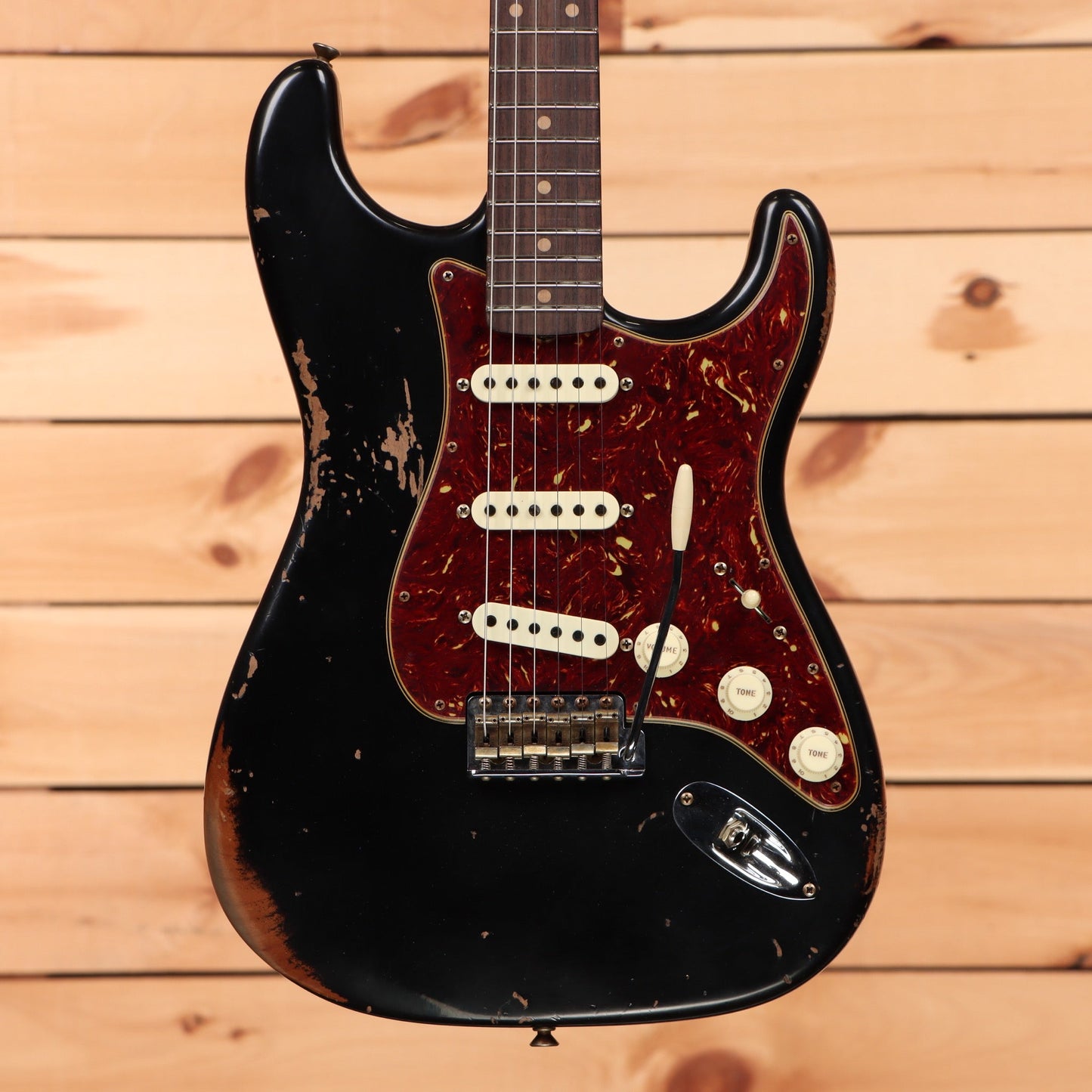 Fender Custom Shop Limited 1960 Roasted Stratocaster Heavy Relic - Aged Black