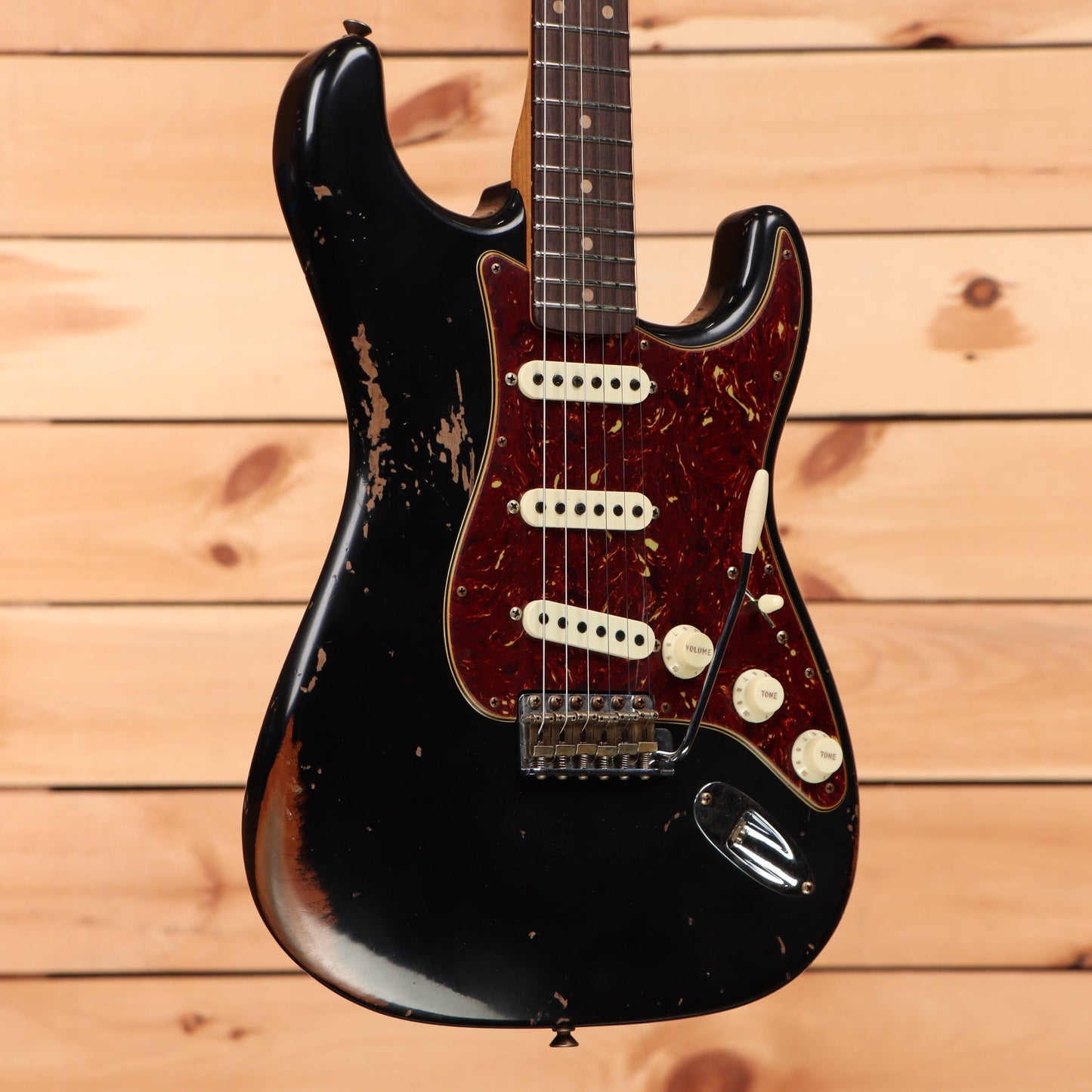 Fender Custom Shop Limited 1960 Roasted Stratocaster Heavy Relic - Aged Black