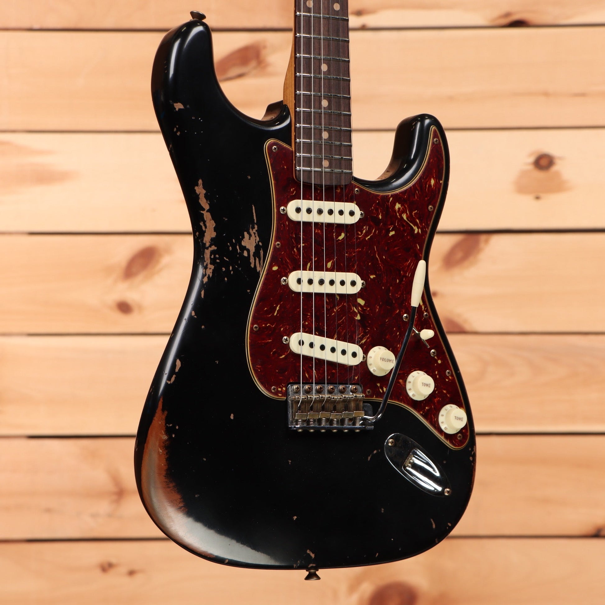 Fender Custom Shop Limited 1960 Roasted Stratocaster Heavy Relic - Aged Black