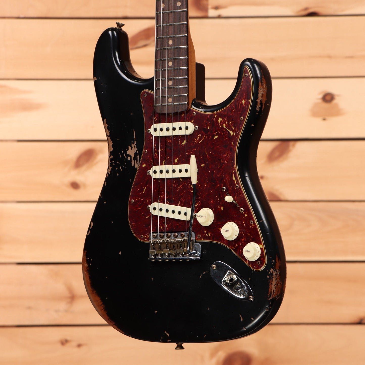 Fender Custom Shop Limited 1960 Roasted Stratocaster Heavy Relic - Aged Black